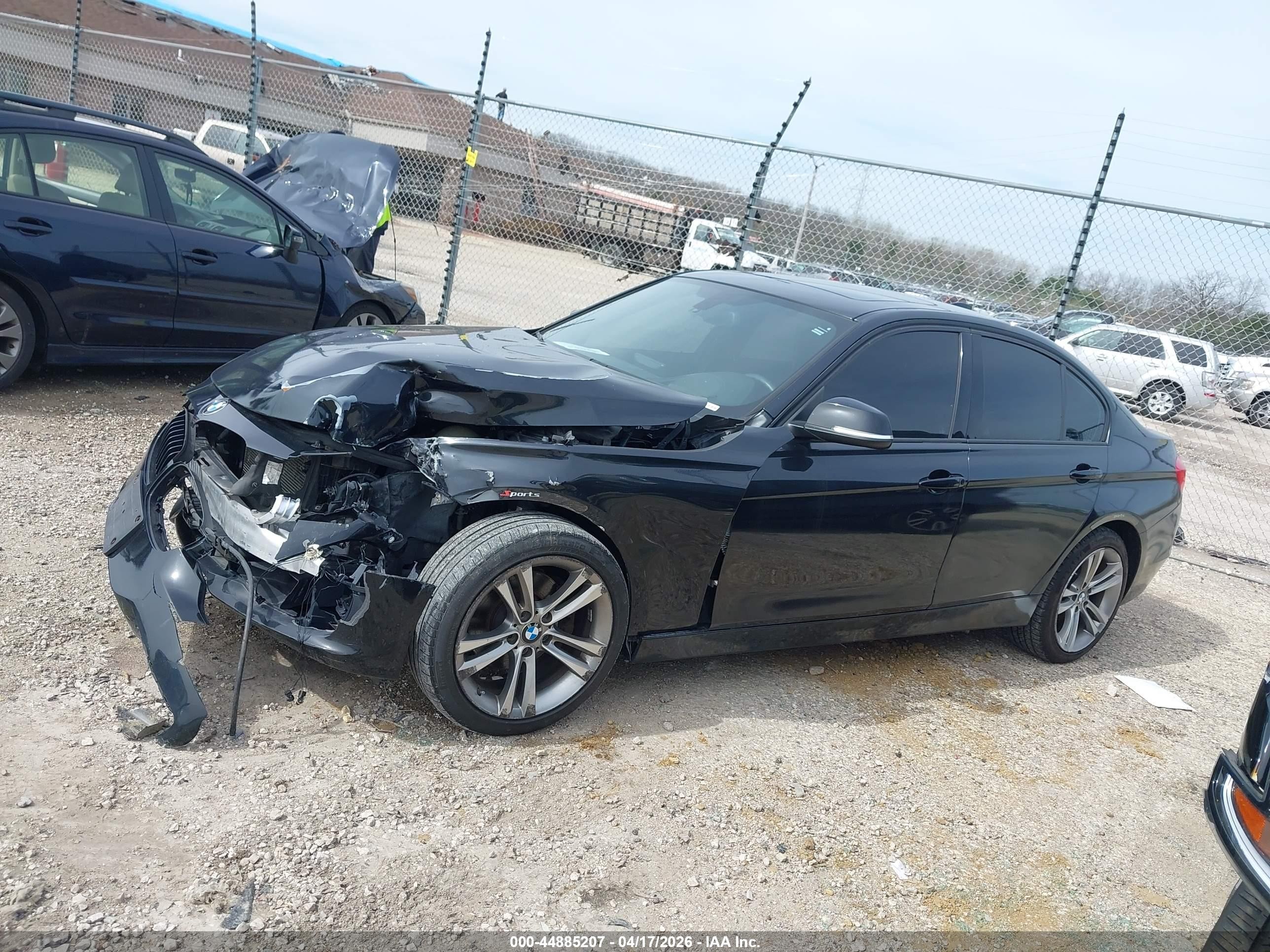 2014 Bmw 328i Xdrive Черный vin: WBA3B3C51EJ978702