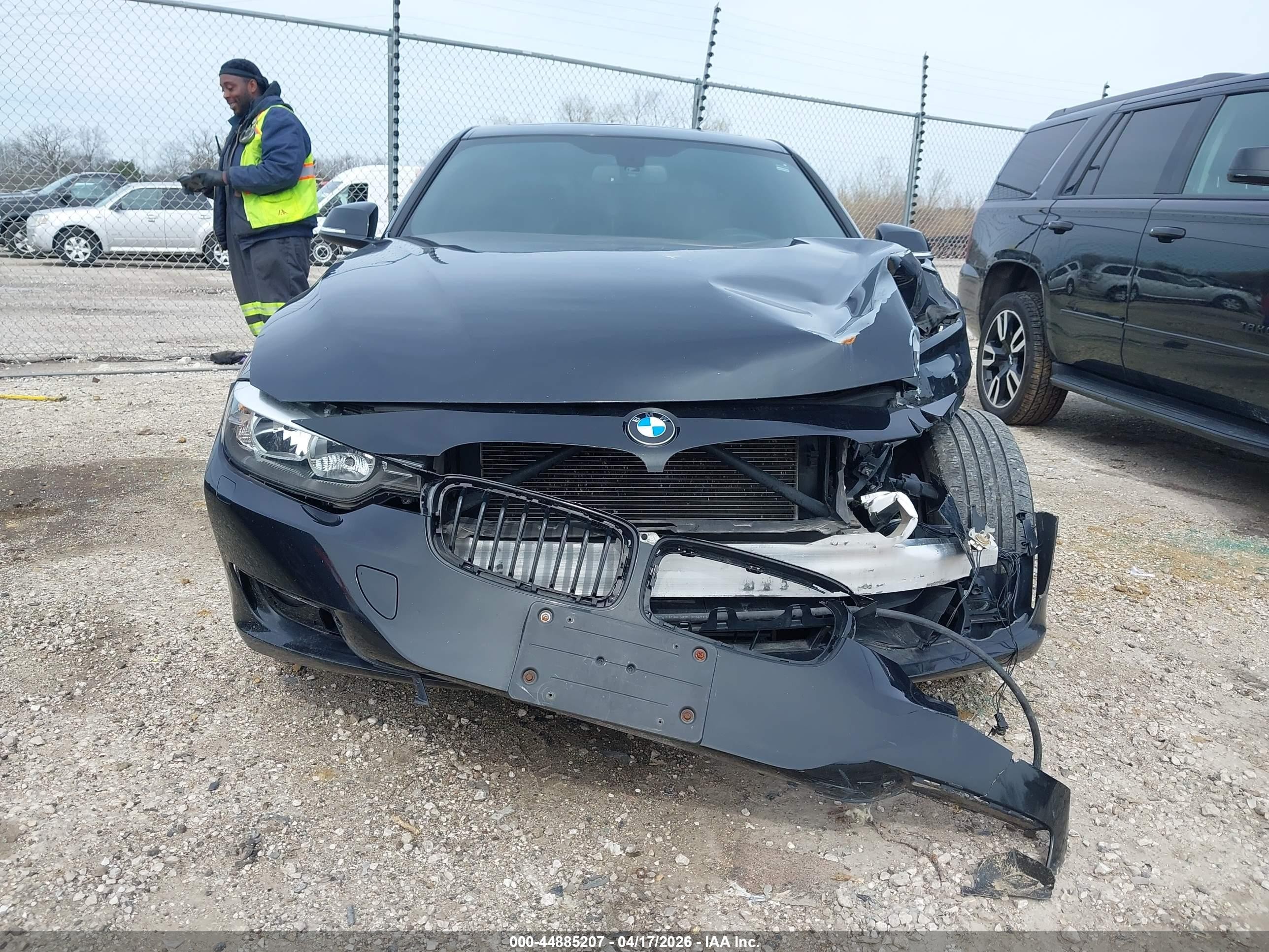 2014 Bmw 328i Xdrive Черный vin: WBA3B3C51EJ978702