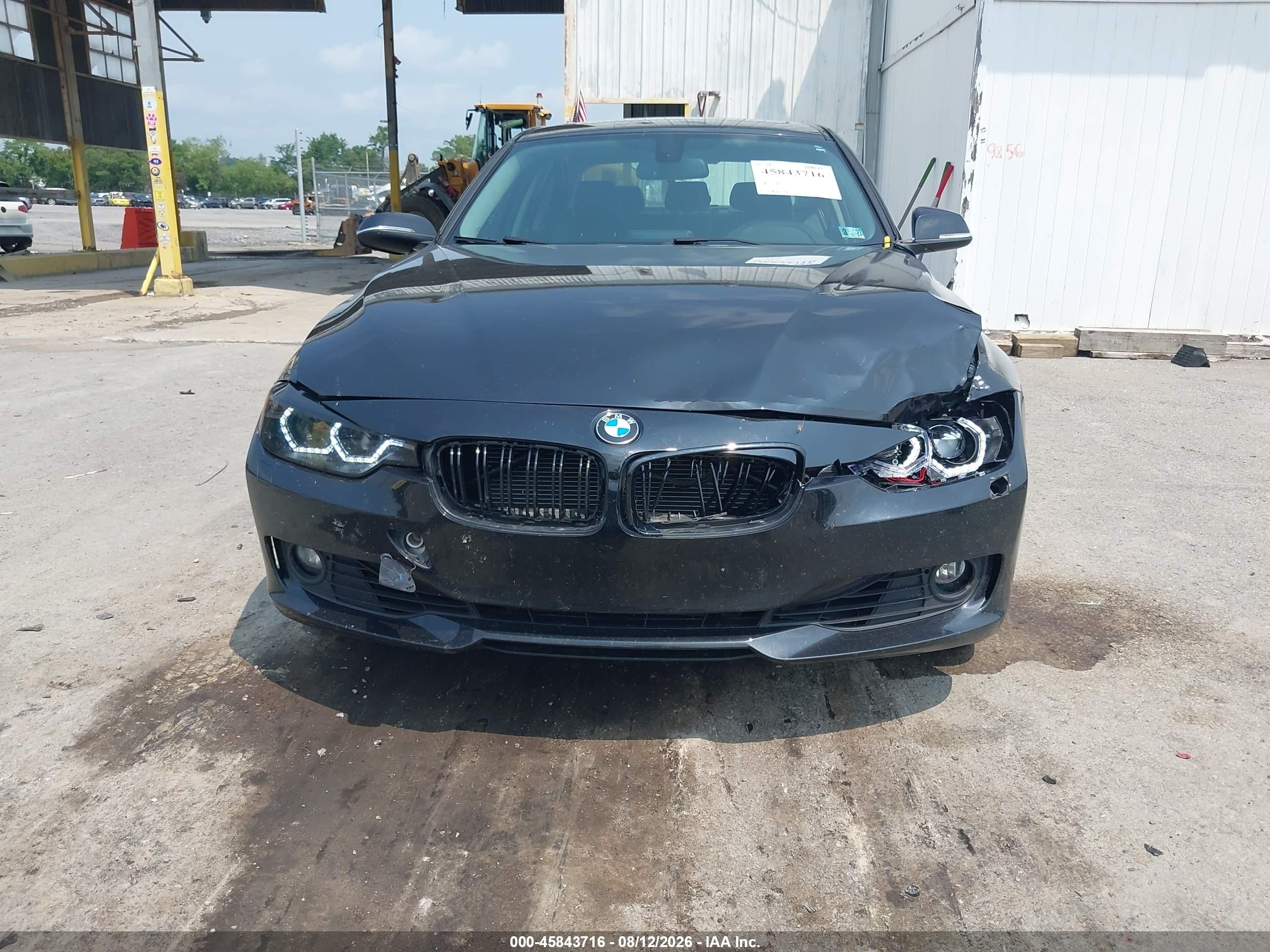 2014 Bmw 328i Xdrive Black vin: WBA3B3C51EJ982653