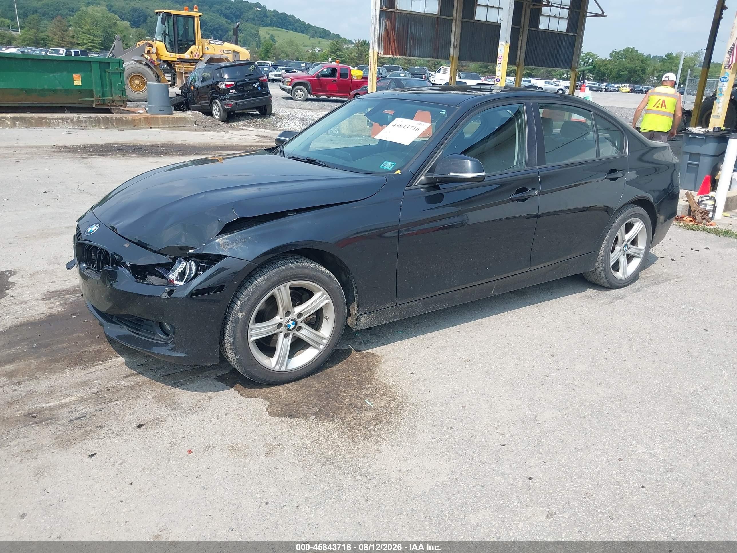 2014 Bmw 328i Xdrive Black vin: WBA3B3C51EJ982653