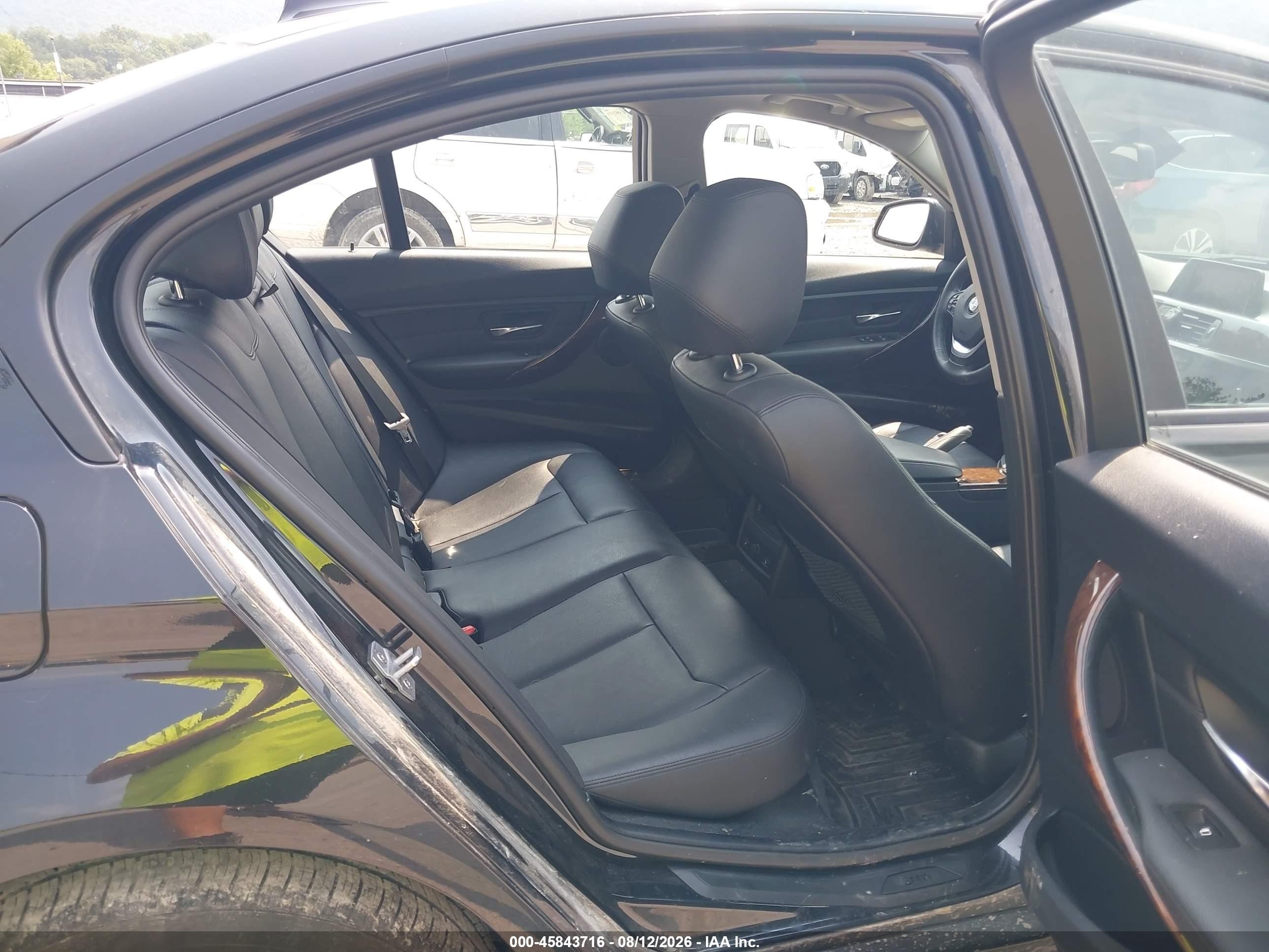 2014 Bmw 328i Xdrive Black vin: WBA3B3C51EJ982653