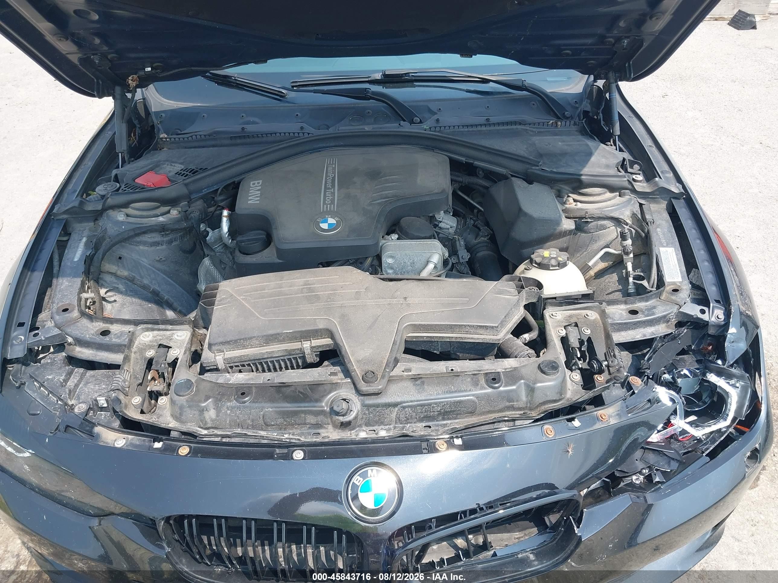 2014 Bmw 328i Xdrive Black vin: WBA3B3C51EJ982653