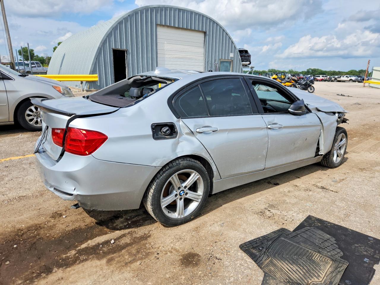 2015 Bmw 328 Xi Silver vin: WBA3B3C51FF546812