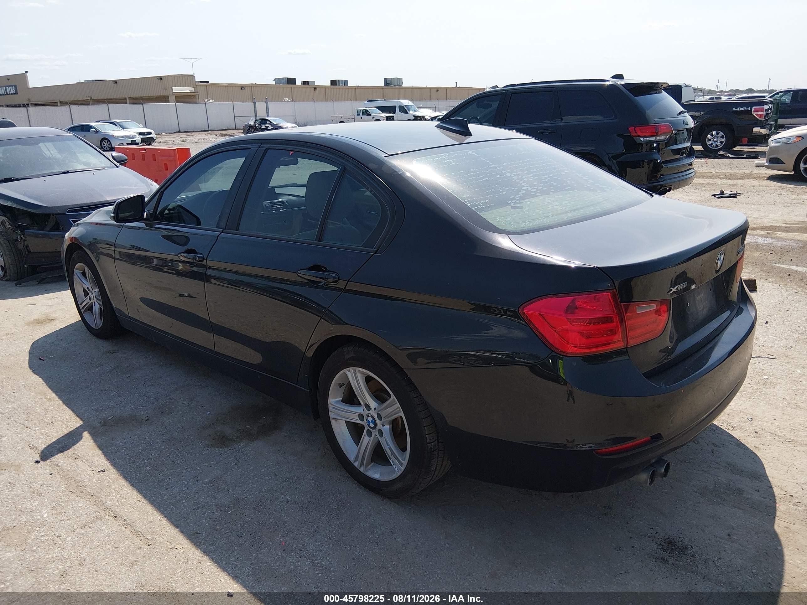 2013 Bmw 328i Xdrive Black vin: WBA3B3C52DF538182