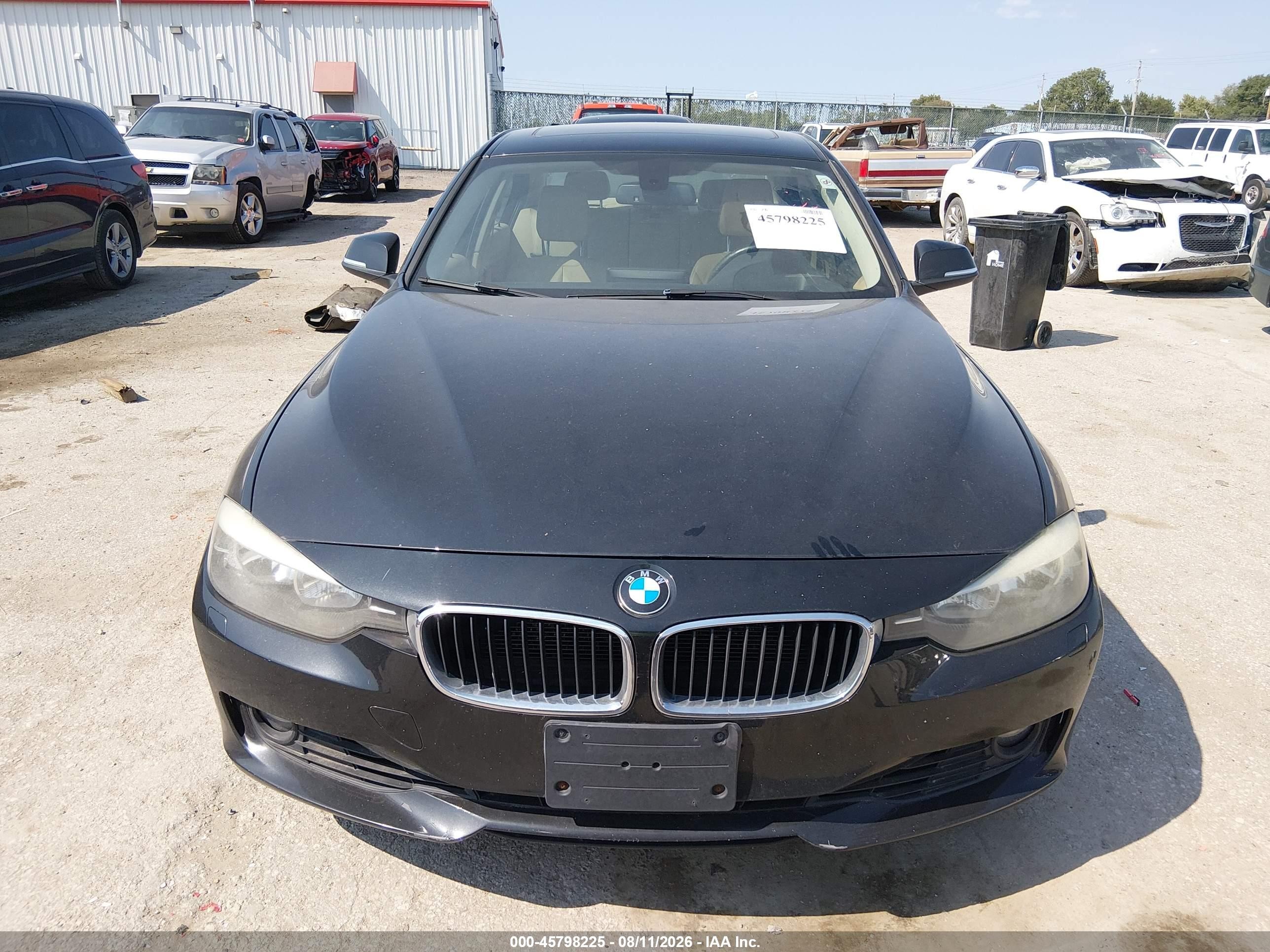 2013 Bmw 328i Xdrive Black vin: WBA3B3C52DF538182