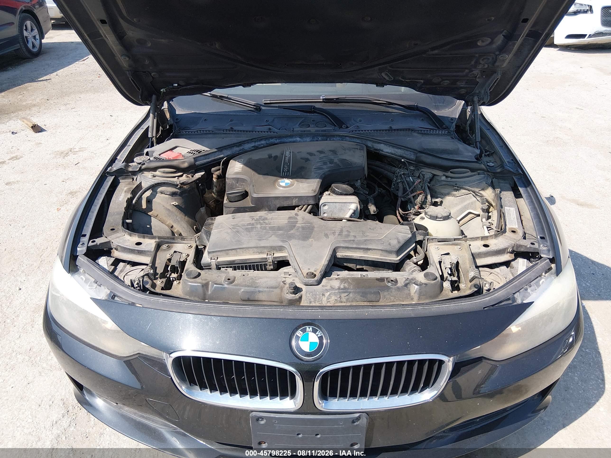 2013 Bmw 328i Xdrive Black vin: WBA3B3C52DF538182