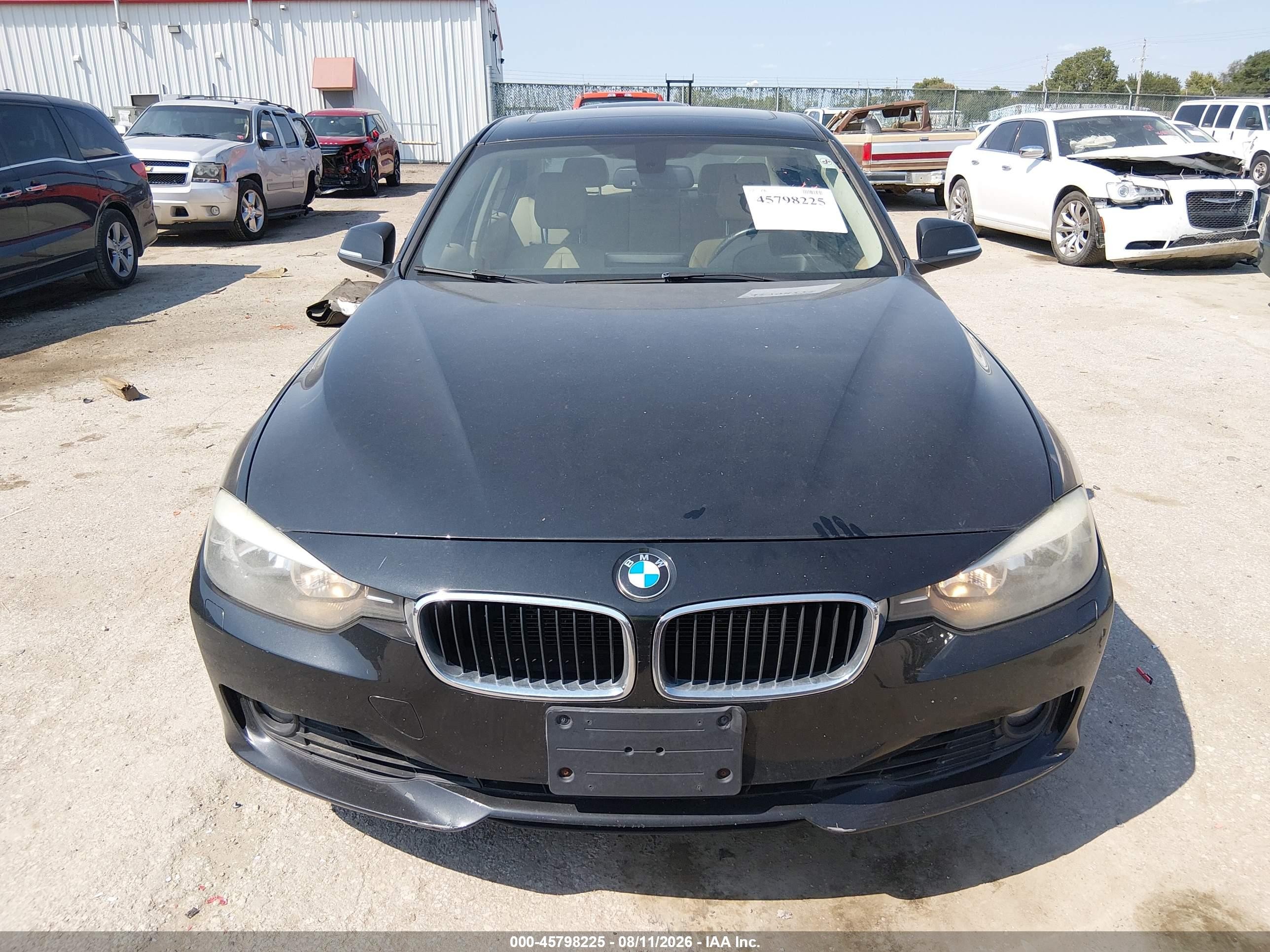 2013 Bmw 328i Xdrive Black vin: WBA3B3C52DF538182