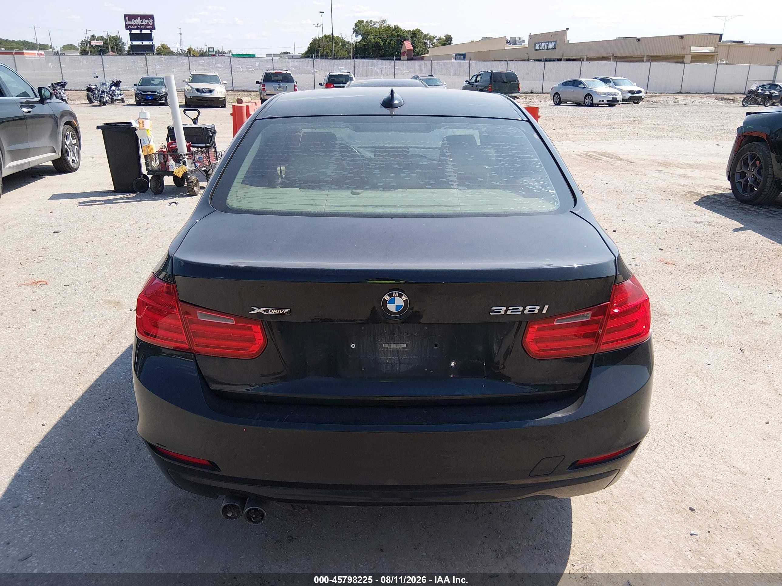 2013 Bmw 328i Xdrive Black vin: WBA3B3C52DF538182
