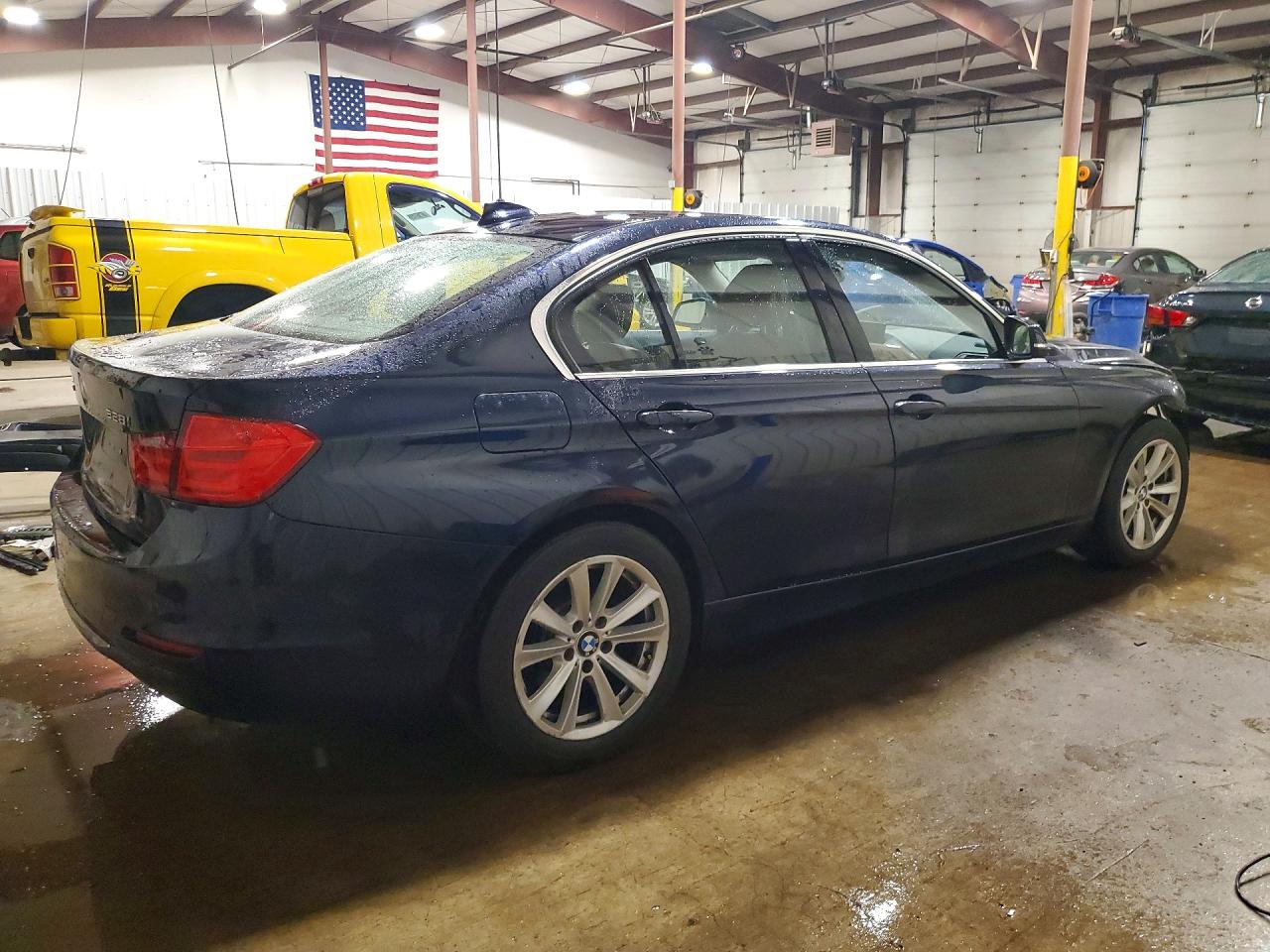 2014 Bmw 328 Xi Blue vin: WBA3B3C52EJ979292