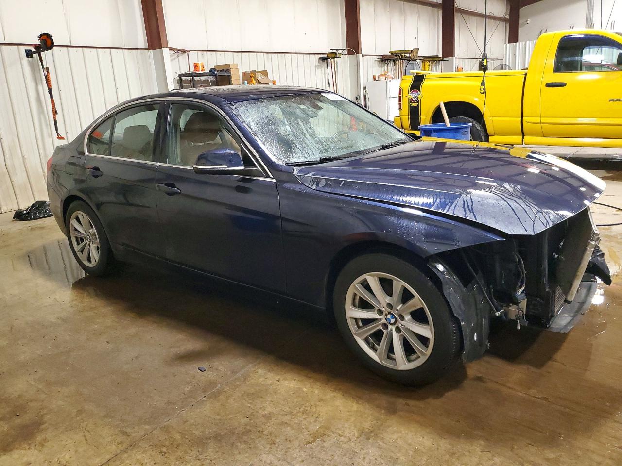 2014 Bmw 328 Xi Blue vin: WBA3B3C52EJ979292
