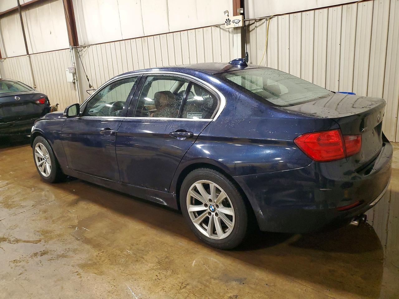 2014 Bmw 328 Xi Blue vin: WBA3B3C52EJ979292