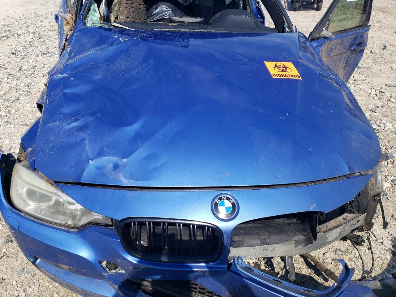 2014 Bmw 328 Xi Blue vin: WBA3B3C52EJ981124