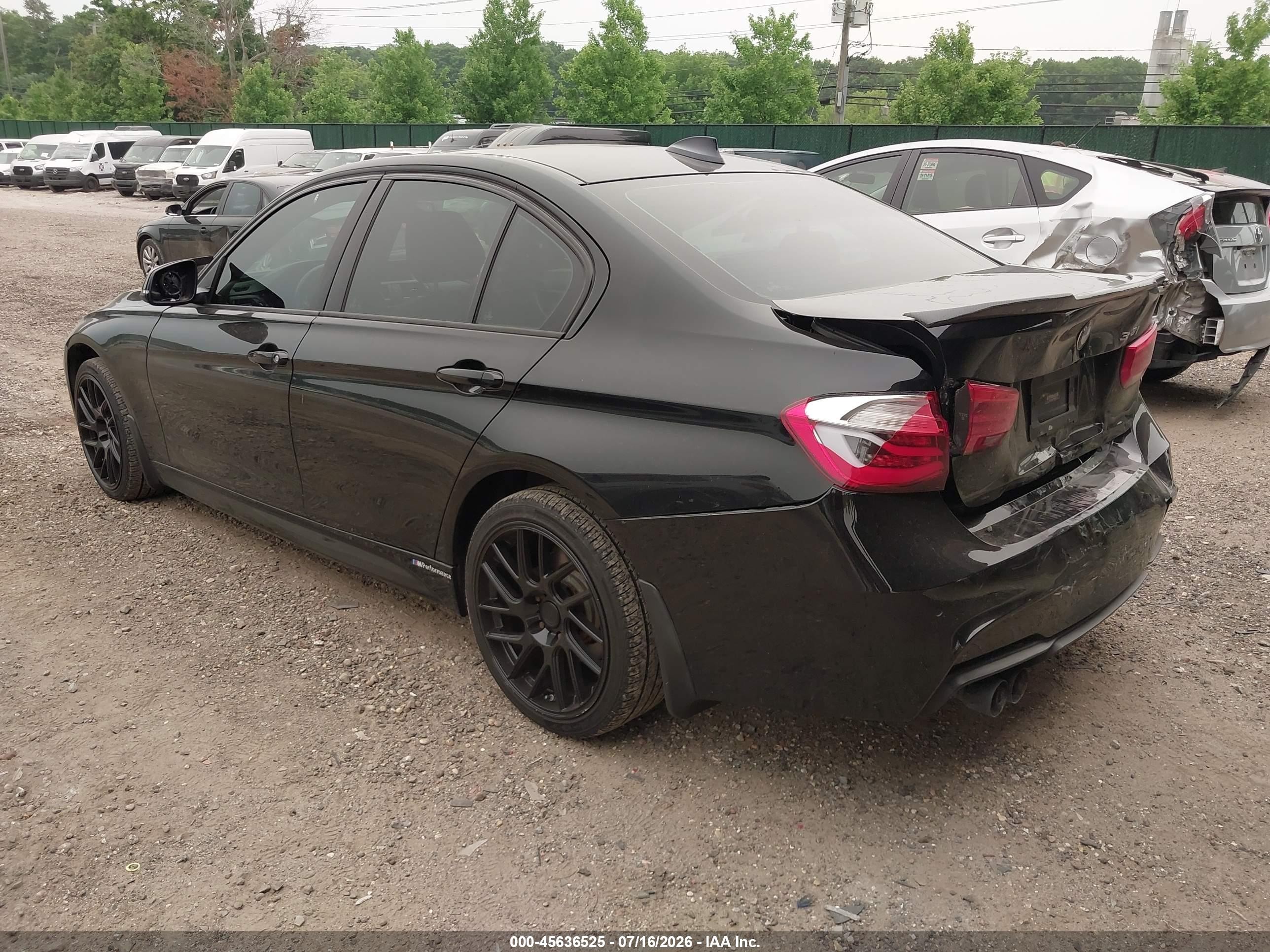 2015 Bmw 328i Xdrive Black vin: WBA3B3C52FF548259