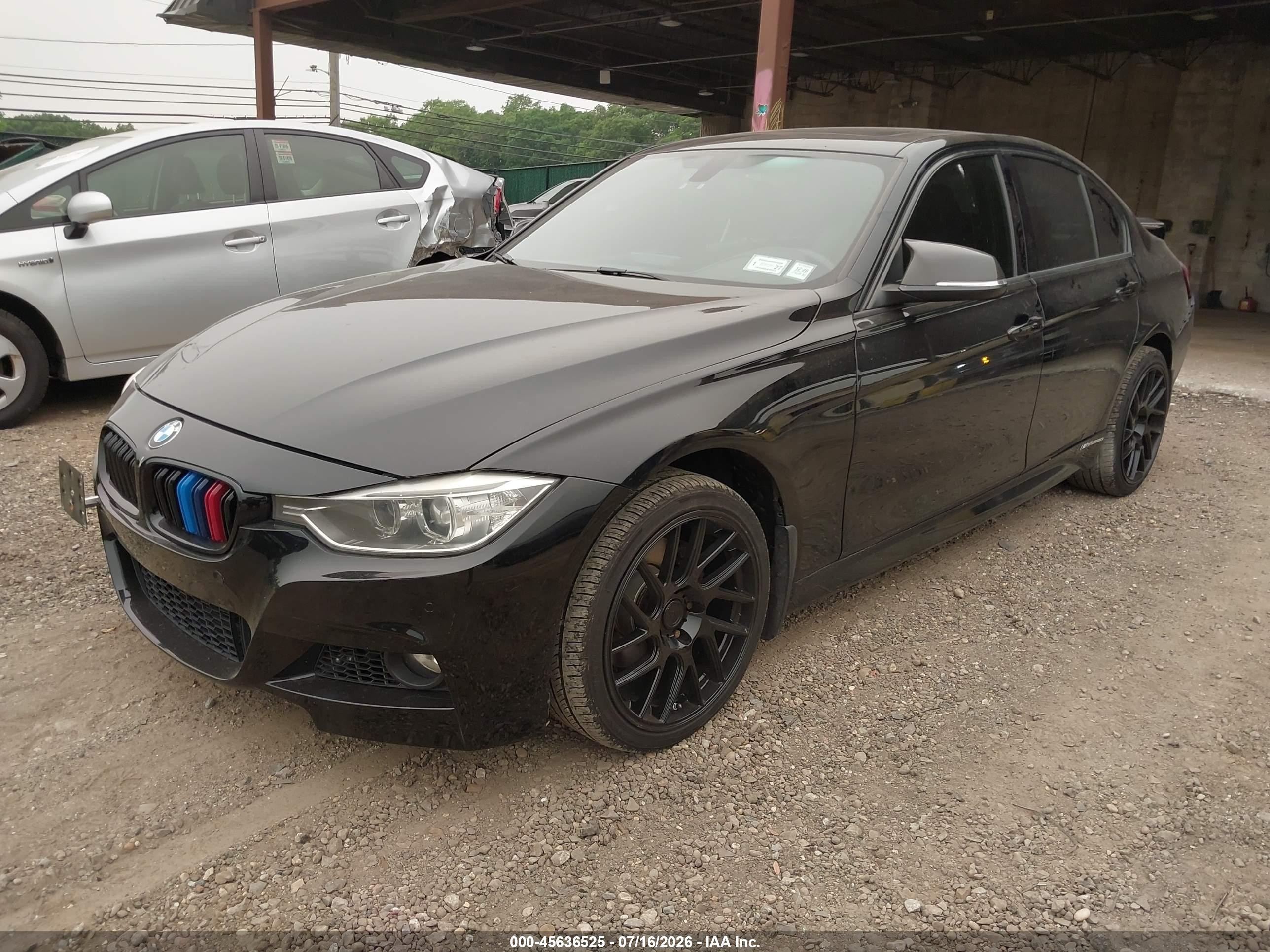 2015 Bmw 328i Xdrive Black vin: WBA3B3C52FF548259