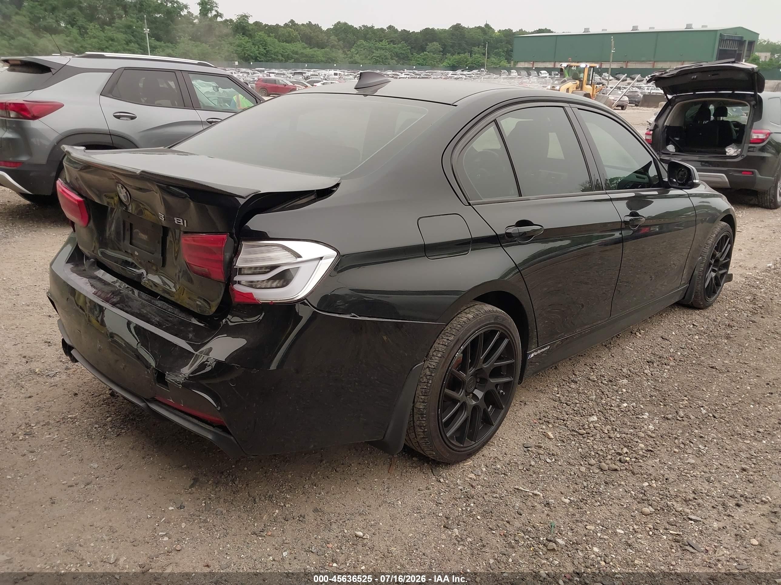 2015 Bmw 328i Xdrive Black vin: WBA3B3C52FF548259