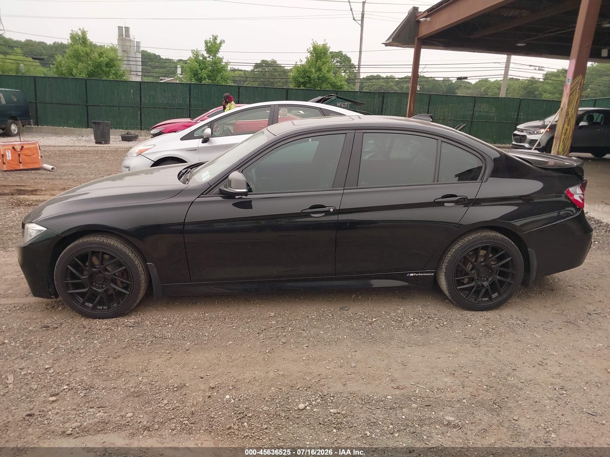 2015 Bmw 328i Xdrive Black vin: WBA3B3C52FF548259
