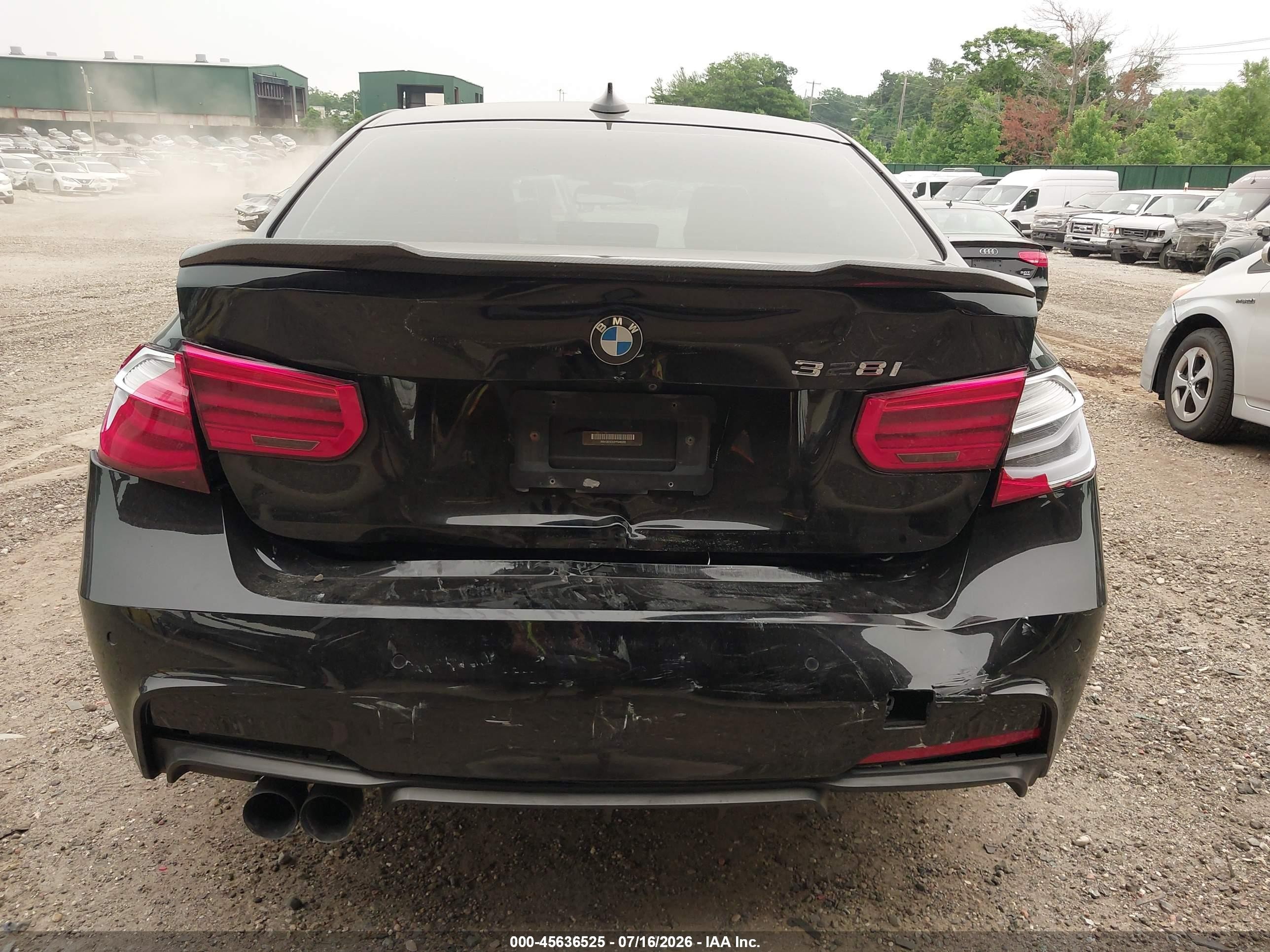 2015 Bmw 328i Xdrive Black vin: WBA3B3C52FF548259