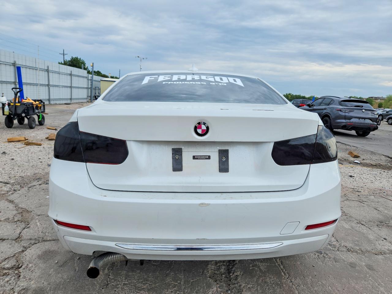 2015 Bmw 328 Xi White vin: WBA3B3C52FF548813
