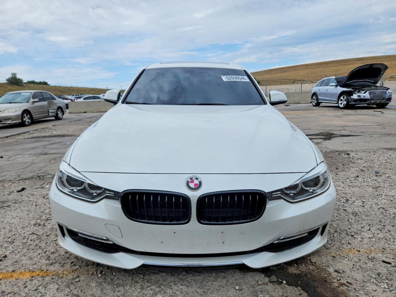 2015 Bmw 328 Xi White vin: WBA3B3C52FF548813