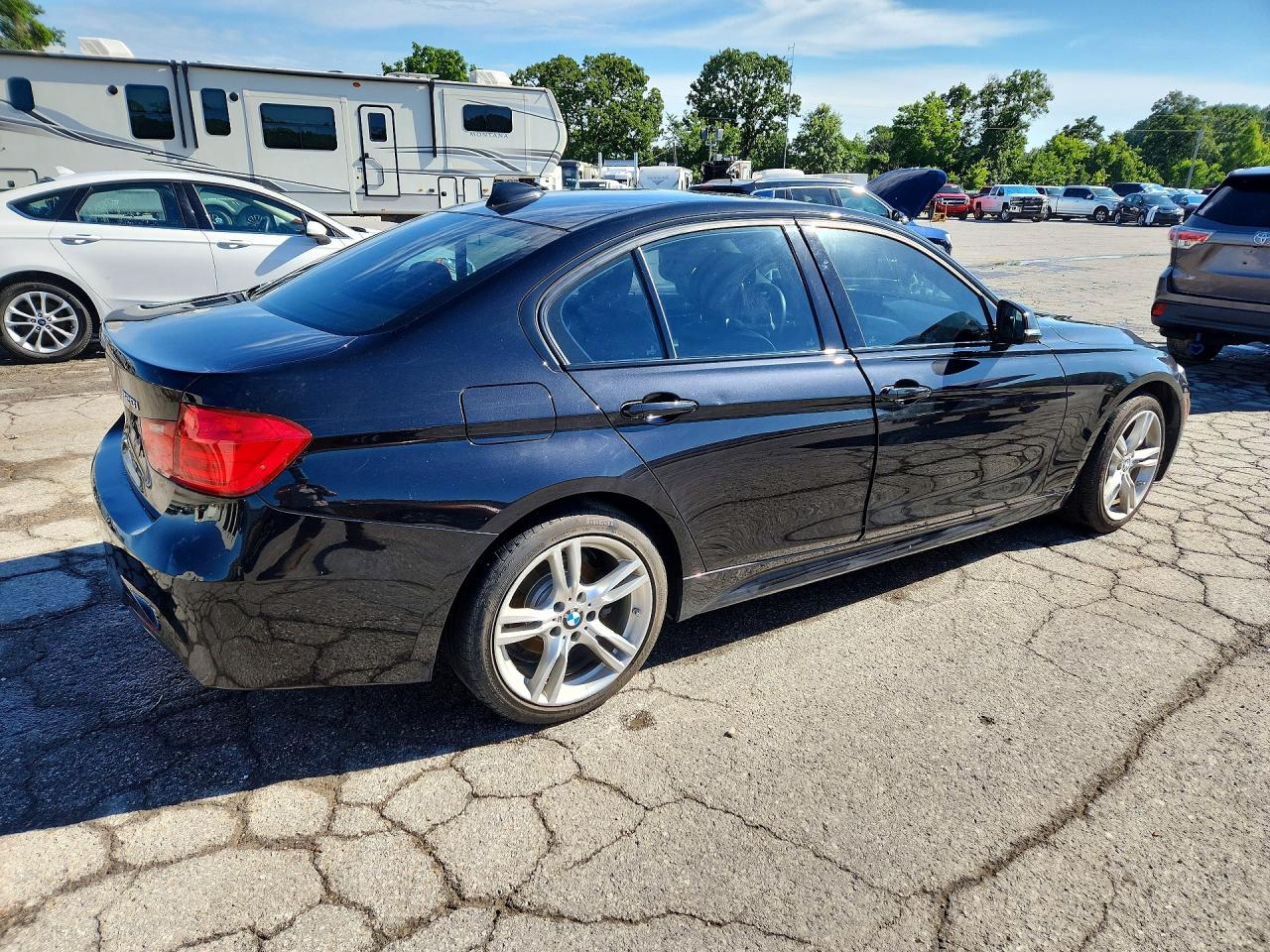 2013 Bmw 328 Xi Черный vin: WBA3B3C53DF532455