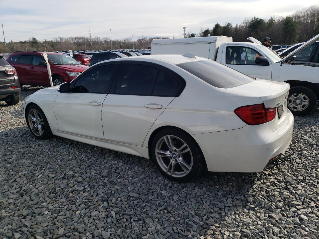 2013 Bmw 328 Xi White vin: WBA3B3C53DF534044