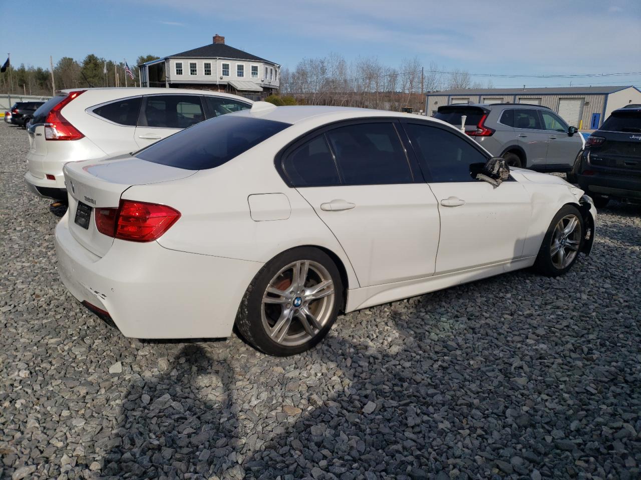2013 Bmw 328 Xi White vin: WBA3B3C53DF534044