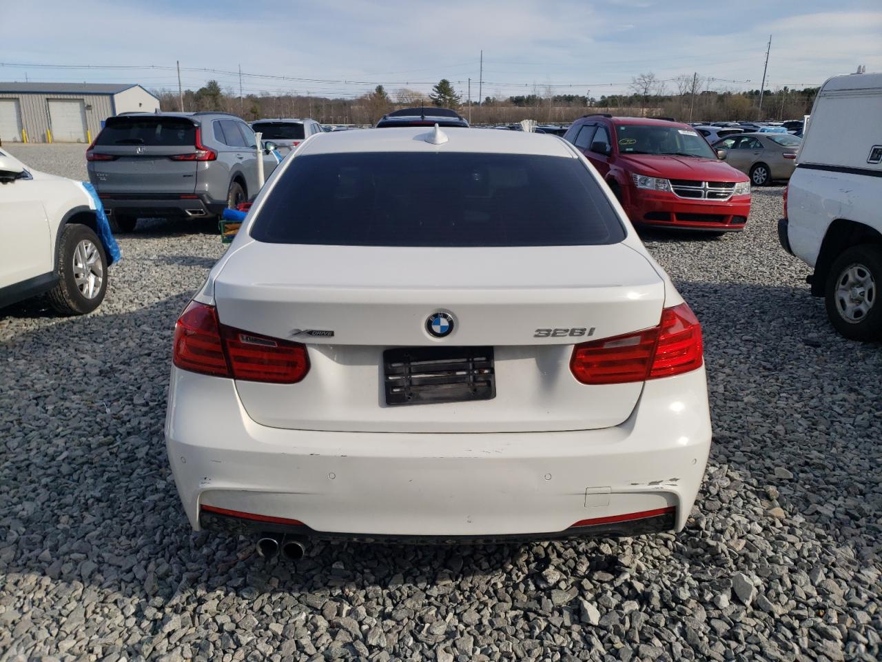 2013 Bmw 328 Xi White vin: WBA3B3C53DF534044