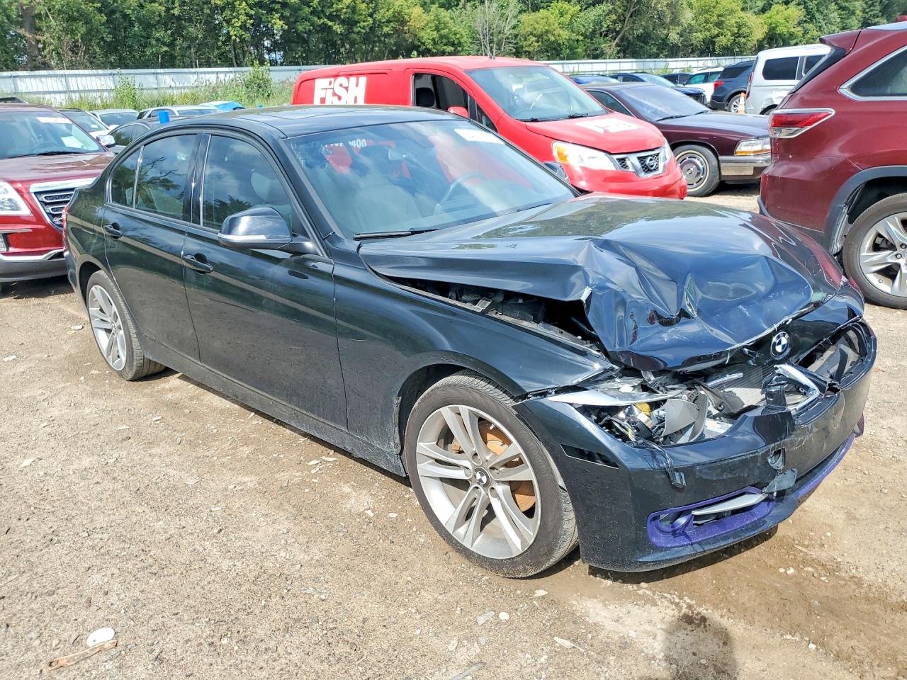 2013 Bmw 328 Xi Black vin: WBA3B3C53DF537350