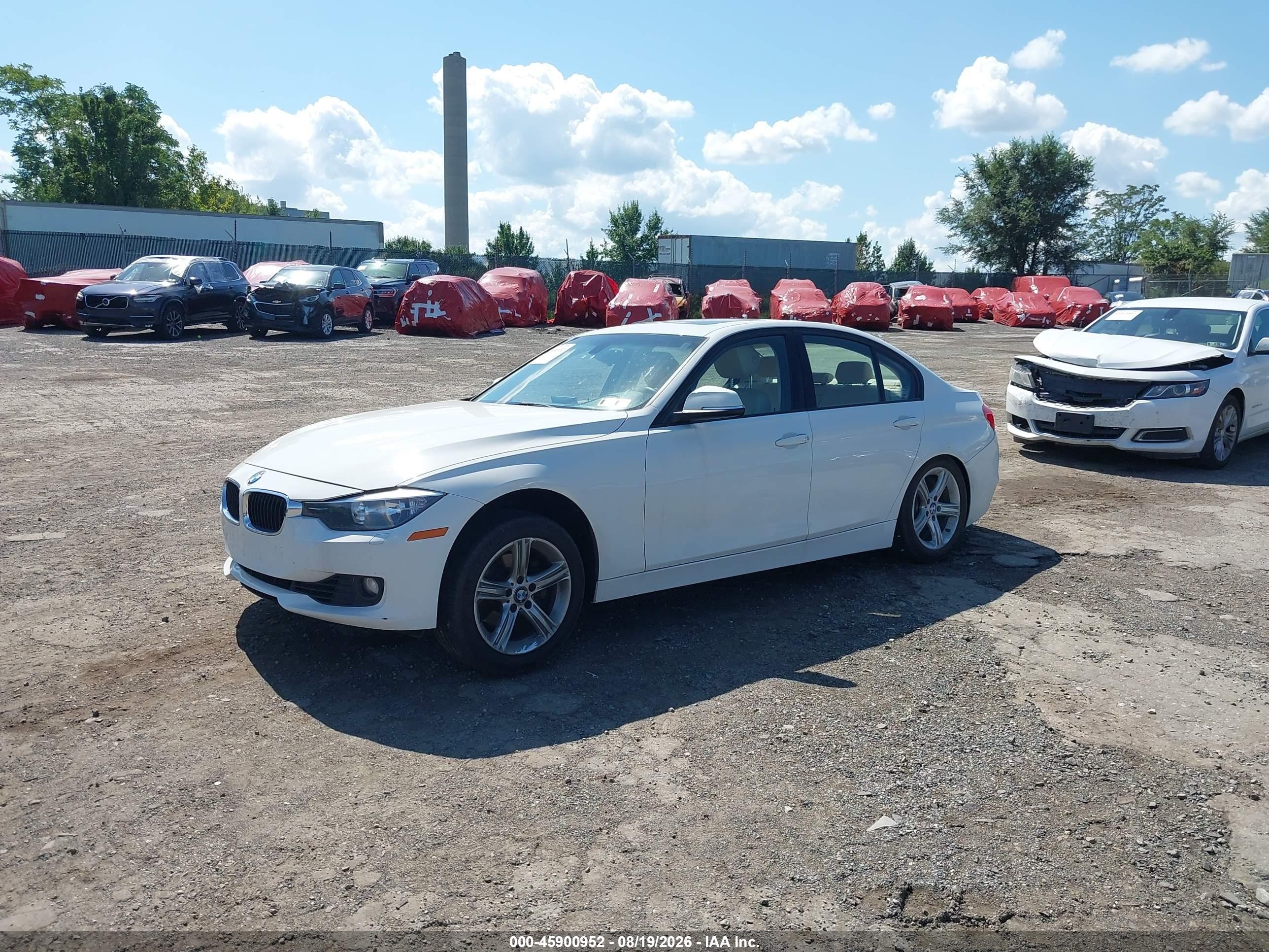 2014 Bmw 328i Xdrive White vin: WBA3B3C53EJ978832