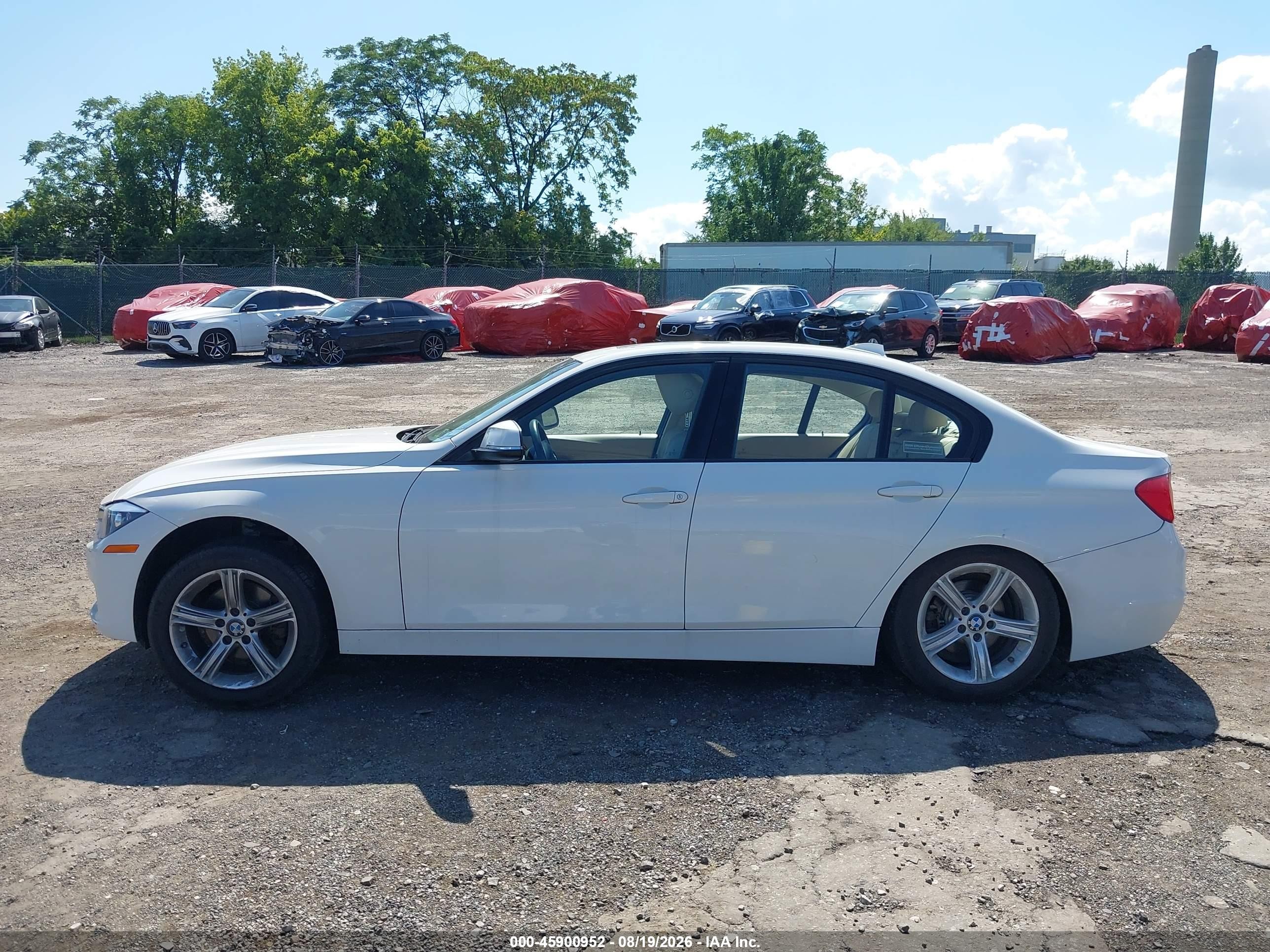 2014 Bmw 328i Xdrive White vin: WBA3B3C53EJ978832