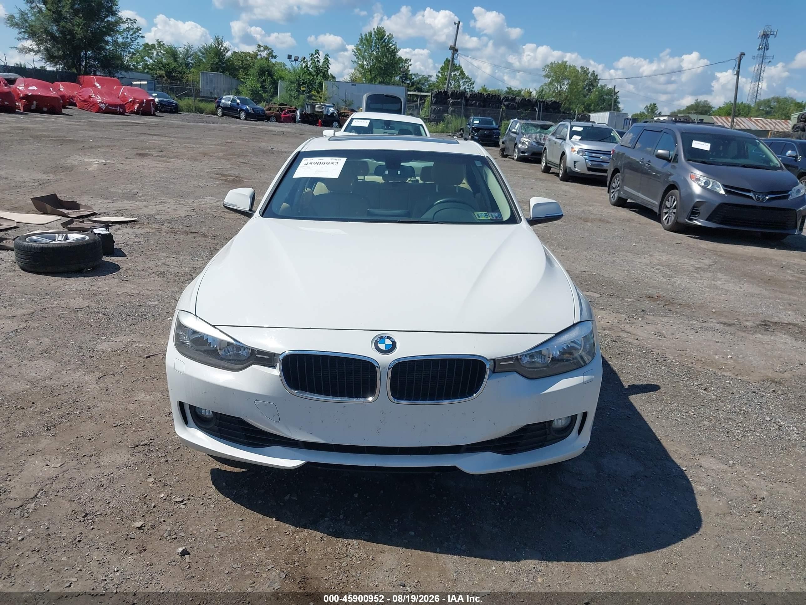 2014 Bmw 328i Xdrive White vin: WBA3B3C53EJ978832