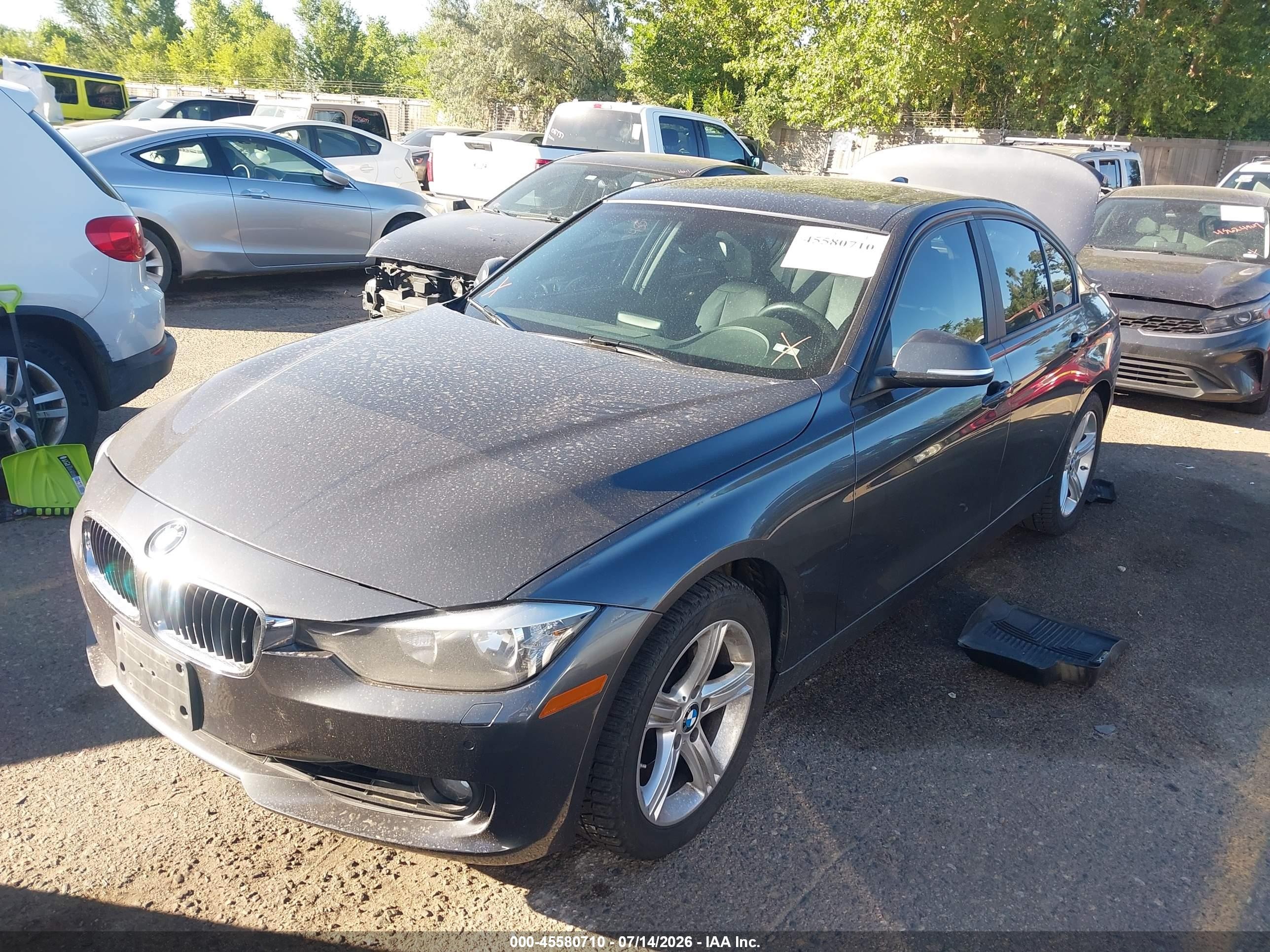 2015 Bmw 328i Xdrive Gray vin: WBA3B3C53FJ985099