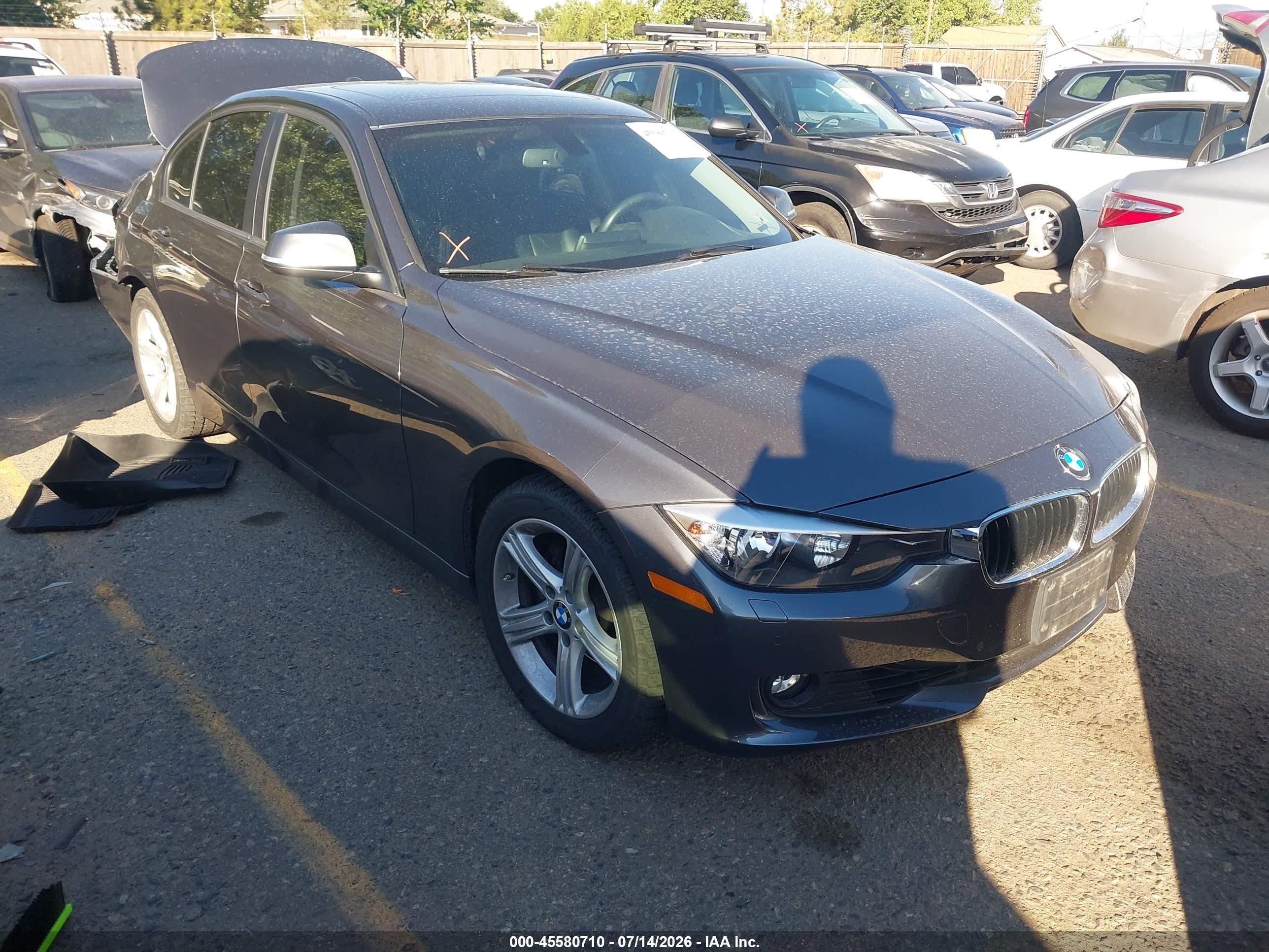 2015 Bmw 328i Xdrive Серый vin: WBA3B3C53FJ985099