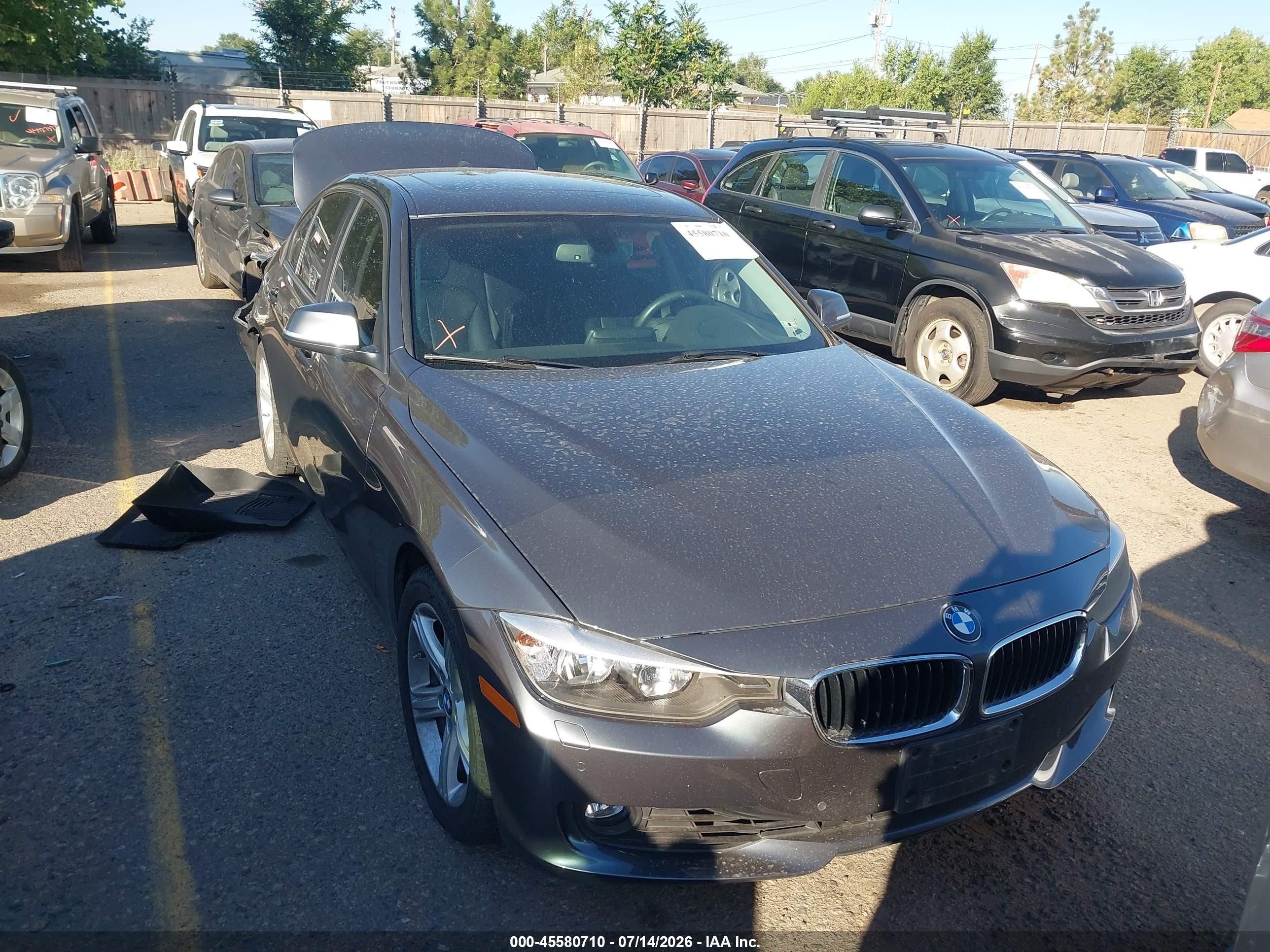 2015 Bmw 328i Xdrive Серый vin: WBA3B3C53FJ985099