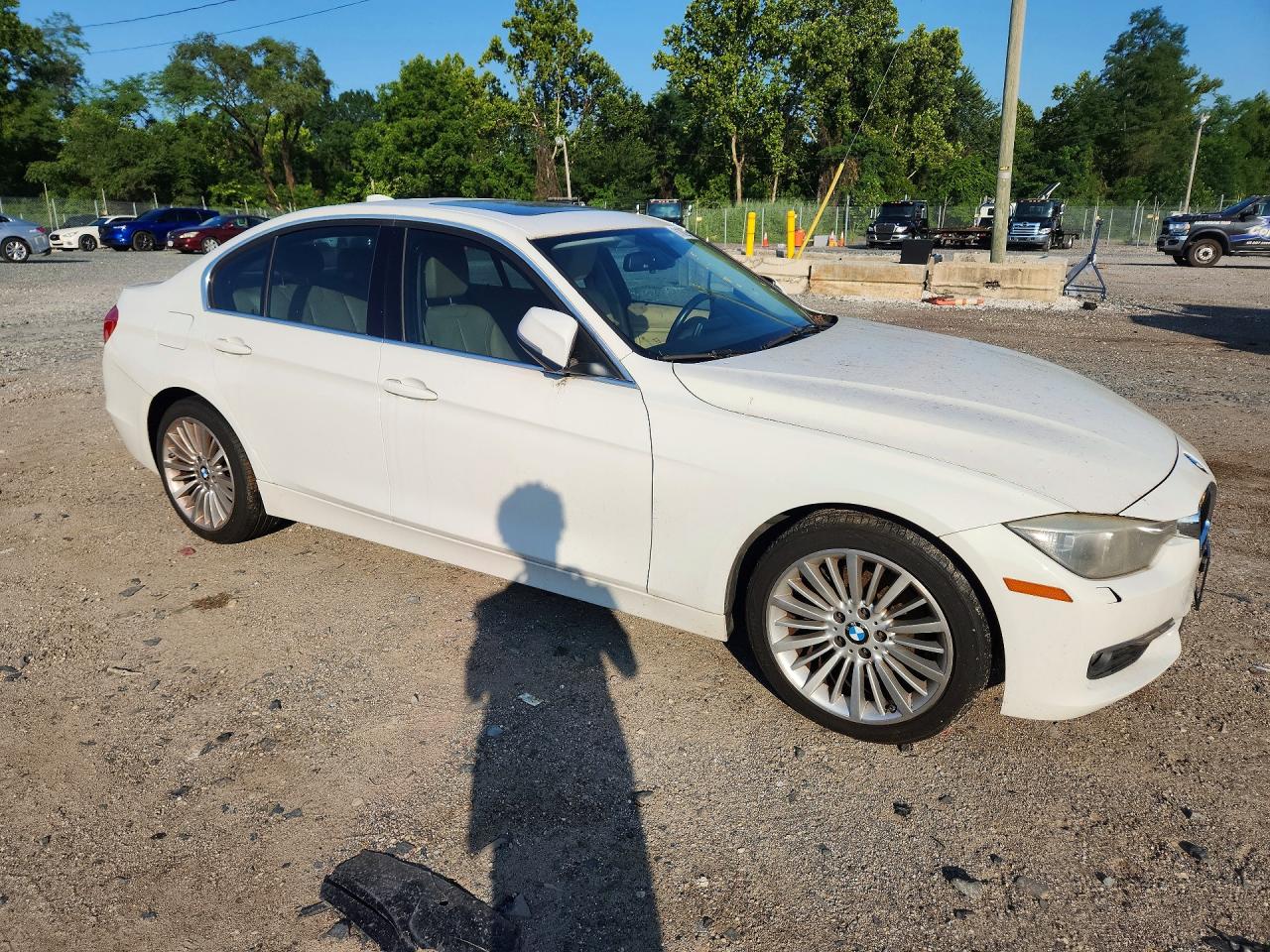 2013 Bmw 328 Xi White vin: WBA3B3C54DF533016