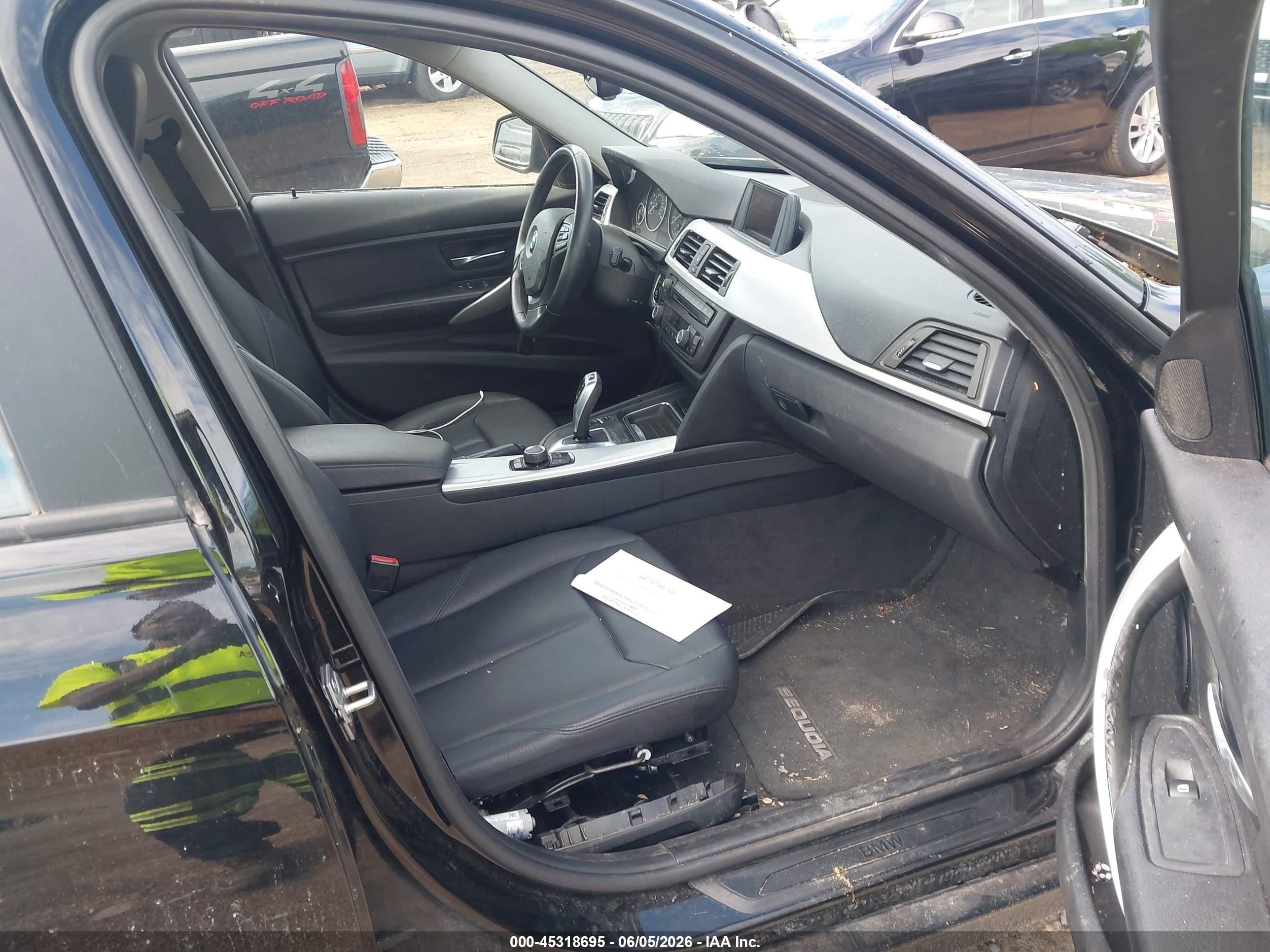 2013 Bmw 328i Xdrive Black vin: WBA3B3C54DF540760