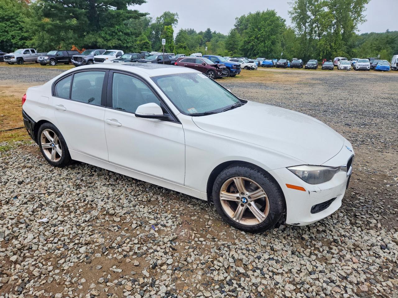 2013 Bmw 328 Xi White vin: WBA3B3C54DJ811569