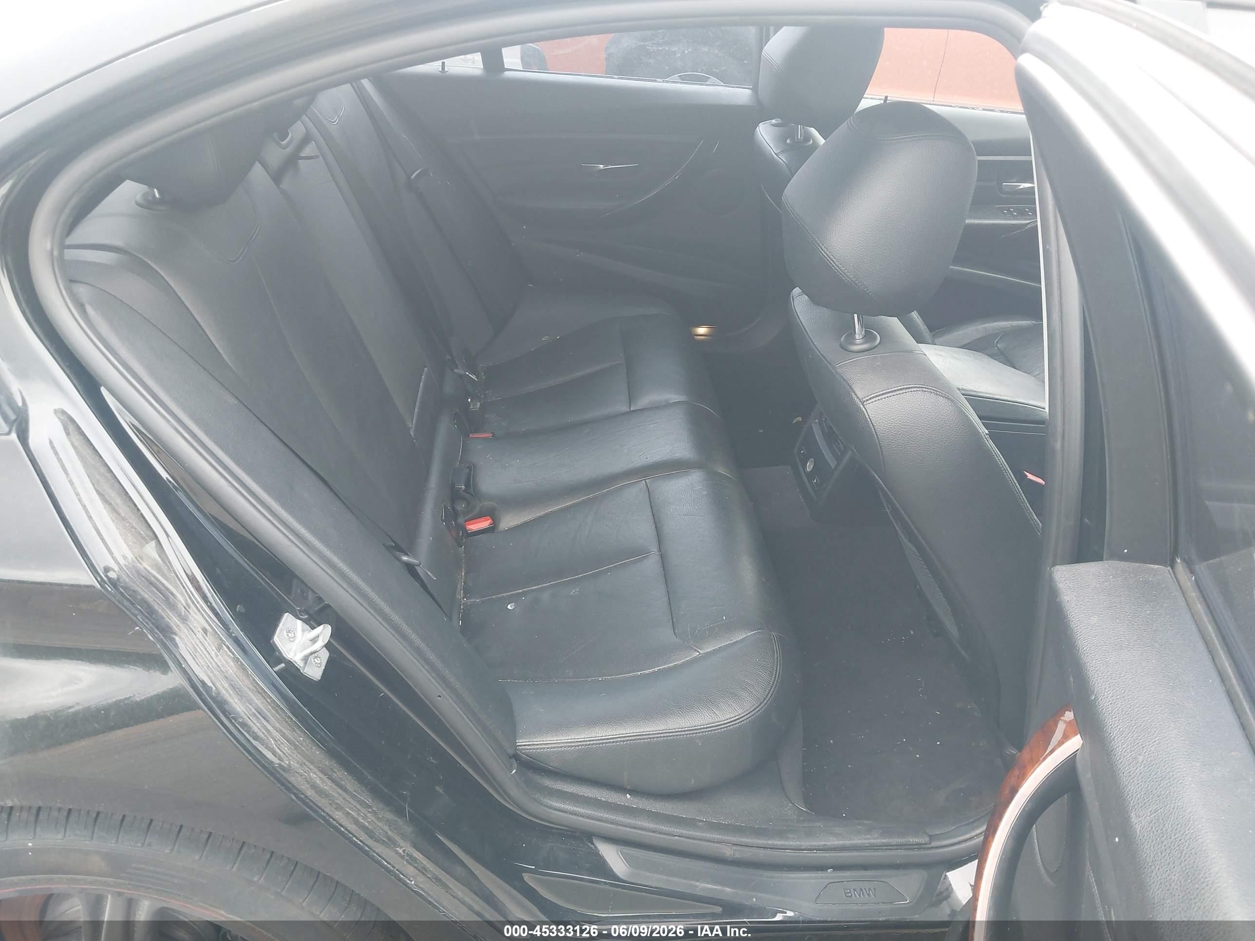 2014 Bmw 328i Xdrive Black vin: WBA3B3C54EJ979293