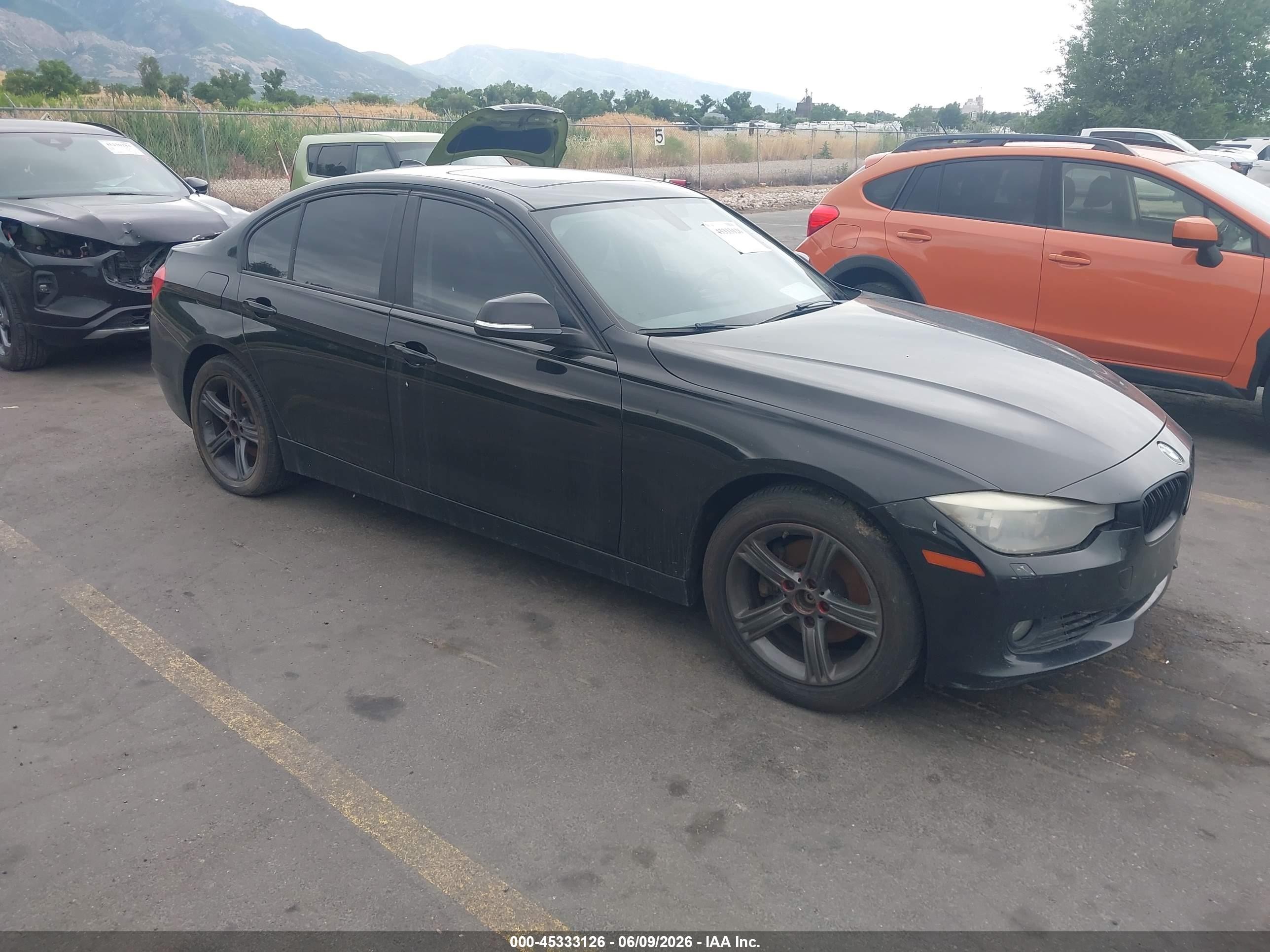 2014 Bmw 328i Xdrive Черный vin: WBA3B3C54EJ979293