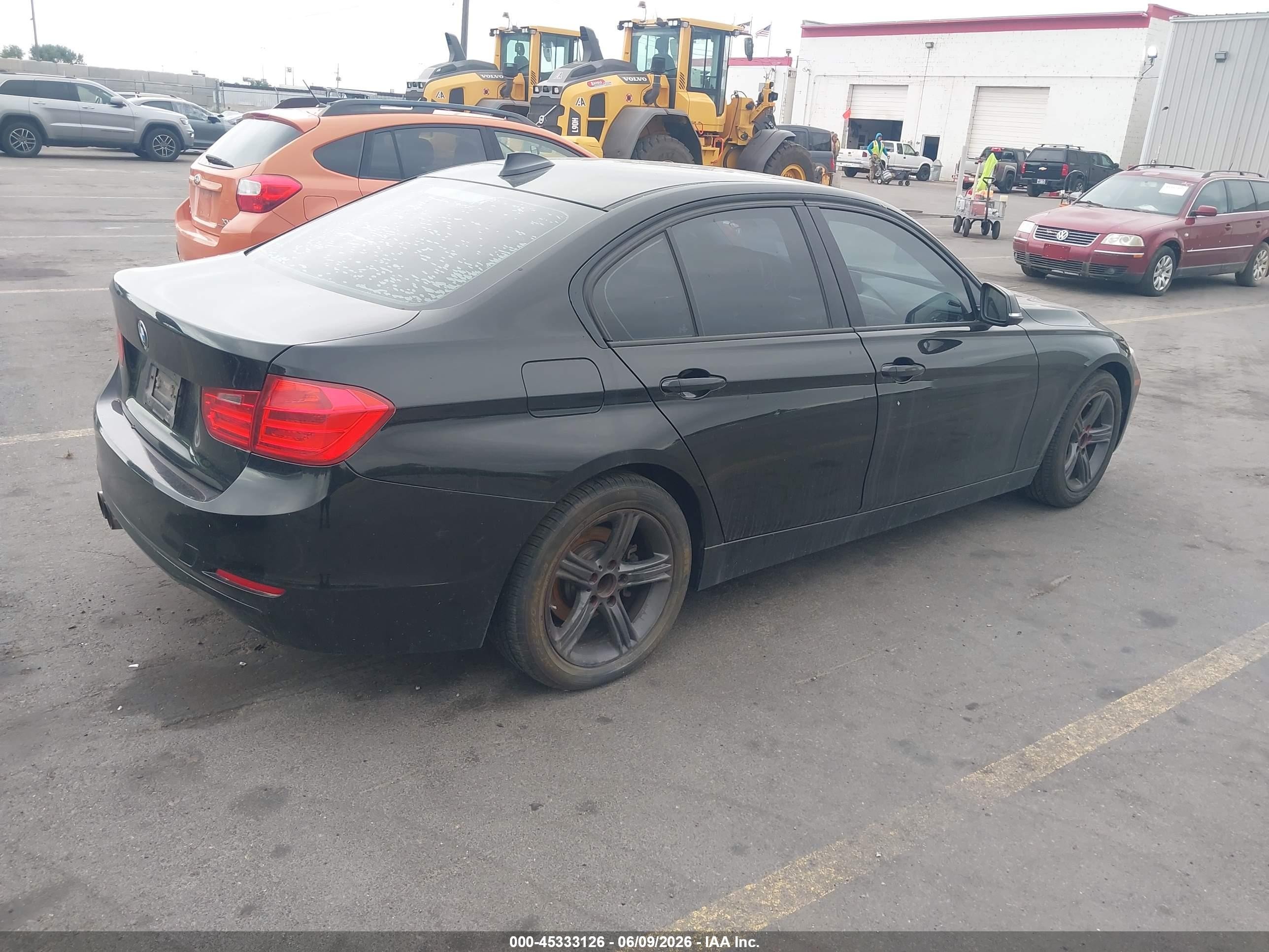 2014 Bmw 328i Xdrive Black vin: WBA3B3C54EJ979293