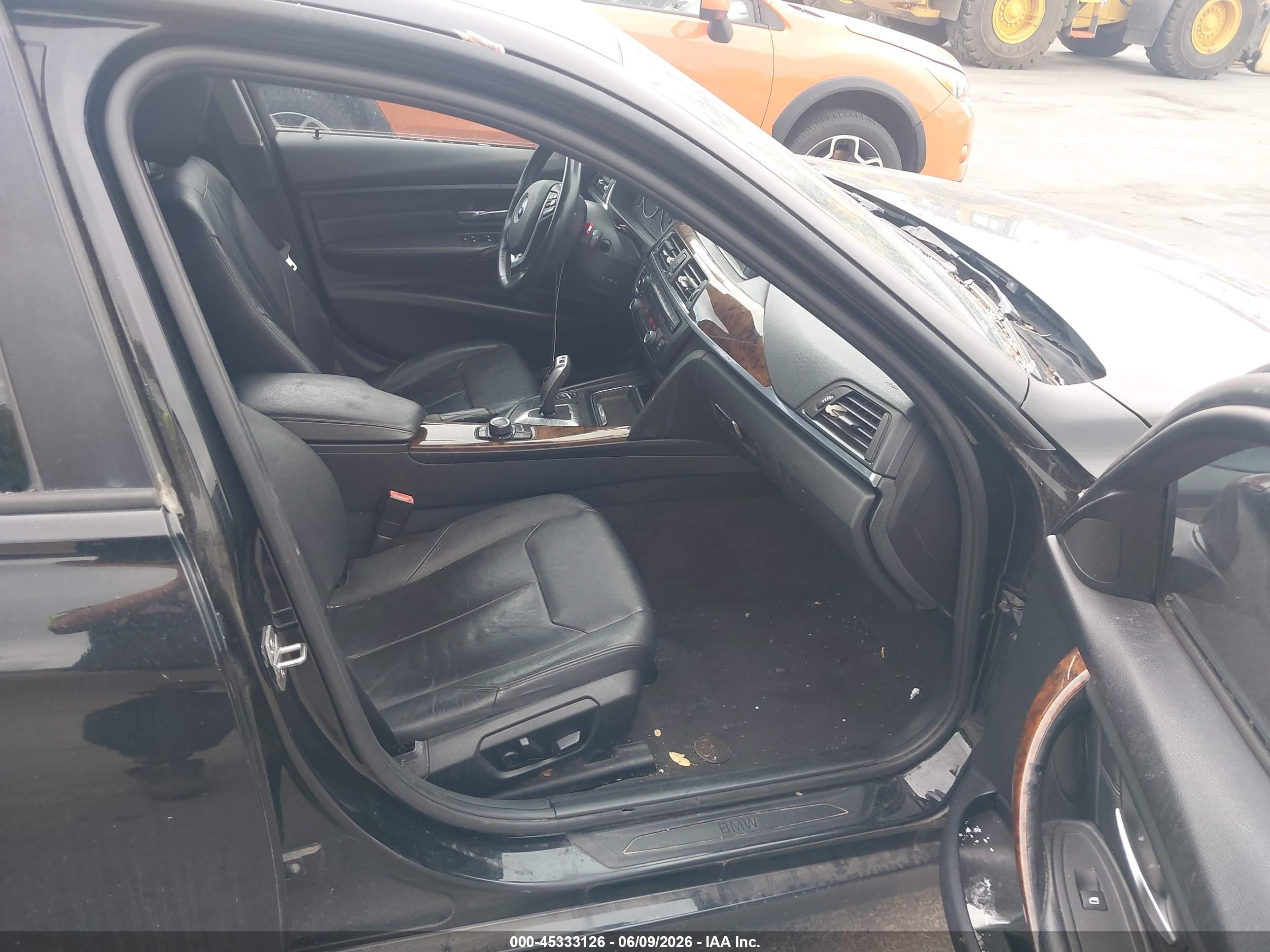 2014 Bmw 328i Xdrive Black vin: WBA3B3C54EJ979293