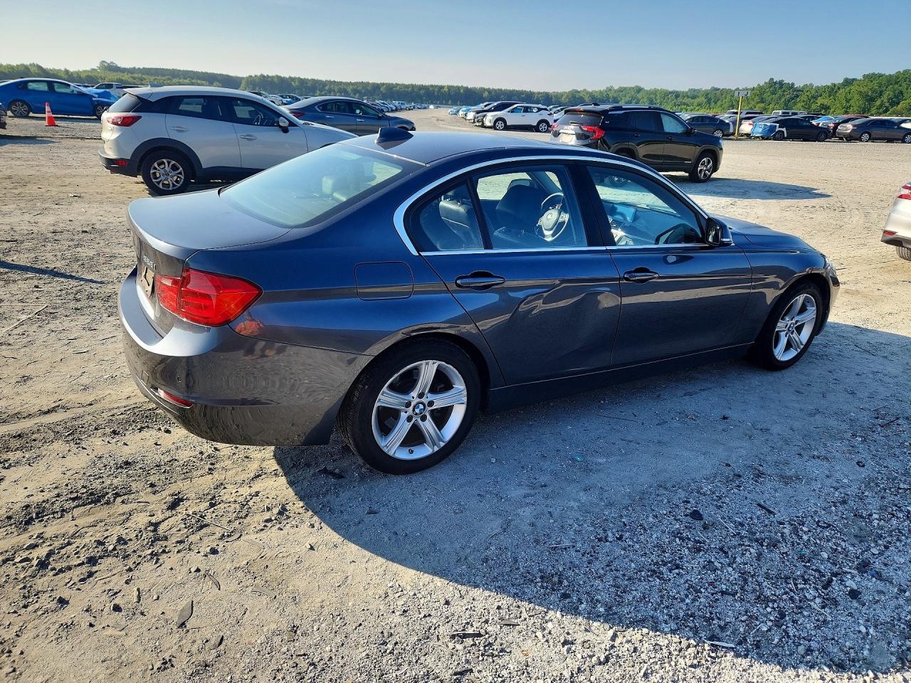 2015 Bmw 328 Xi Gray vin: WBA3B3C54FF545587