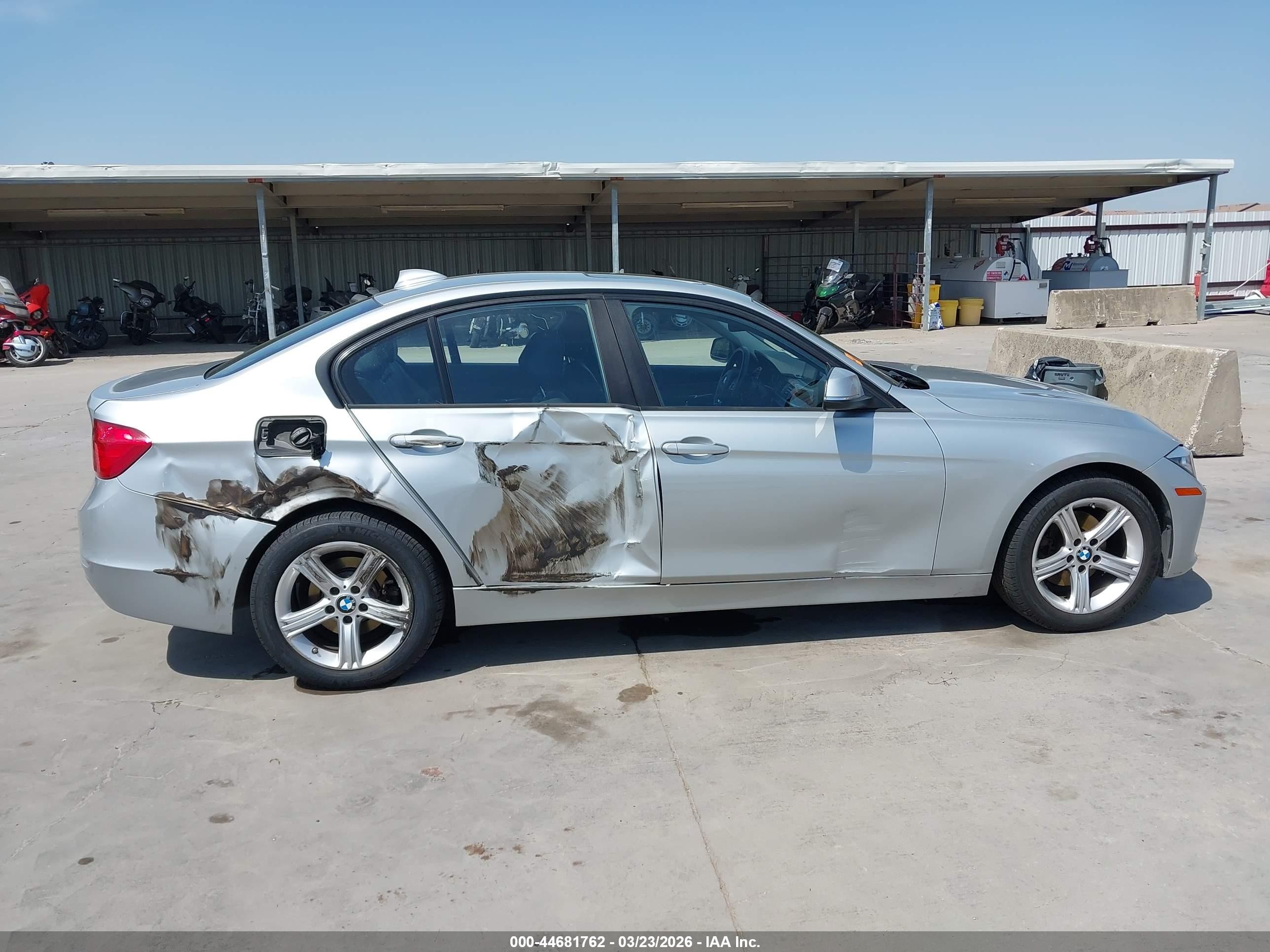 2015 Bmw 328i Xdrive Silver vin: WBA3B3C54FF548697
