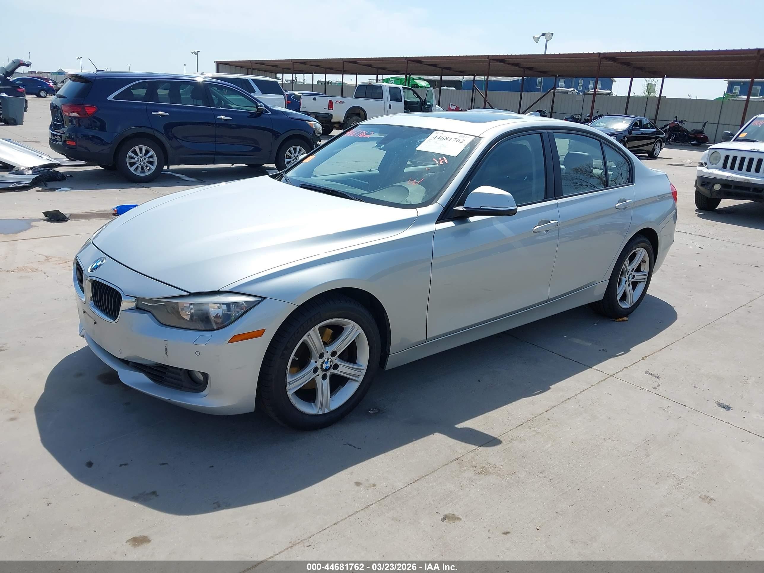 2015 Bmw 328i Xdrive Silver vin: WBA3B3C54FF548697