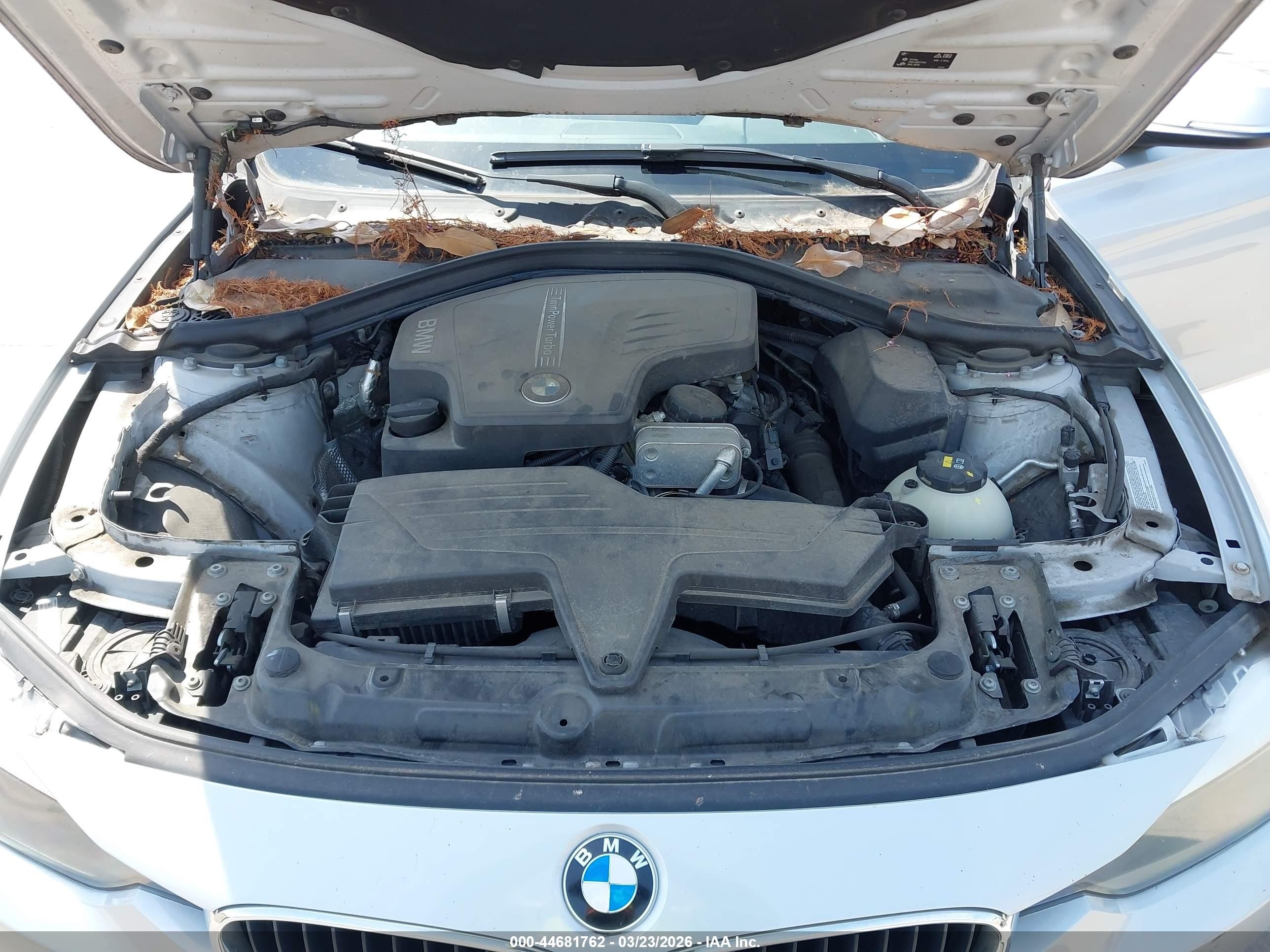 2015 Bmw 328i Xdrive Silver vin: WBA3B3C54FF548697