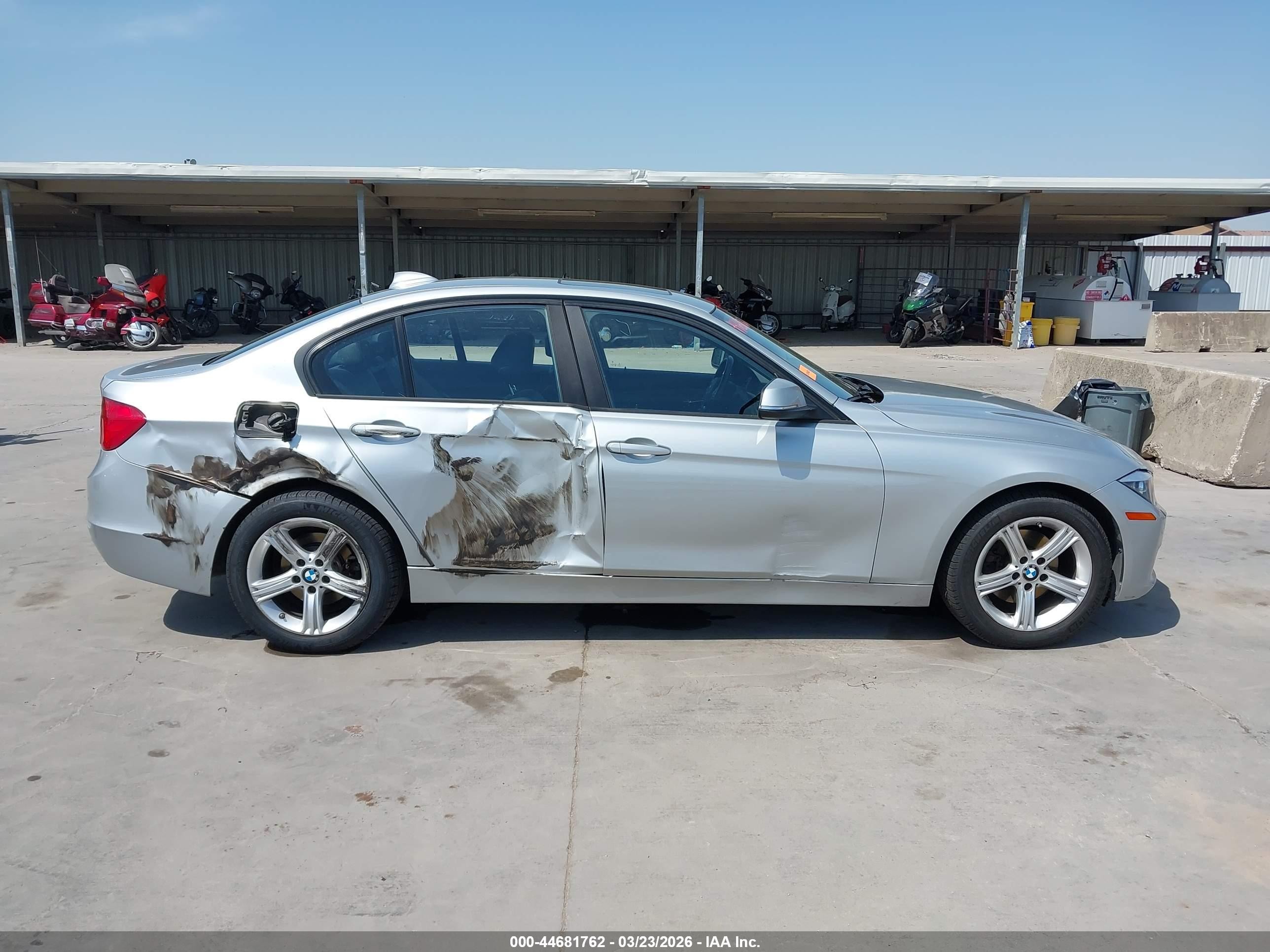 2015 Bmw 328i Xdrive Silver vin: WBA3B3C54FF548697