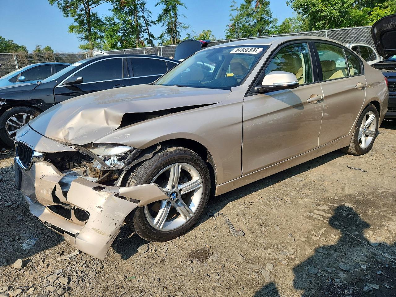 2013 Bmw 328 Xi Gold vin: WBA3B3C55DJ698098