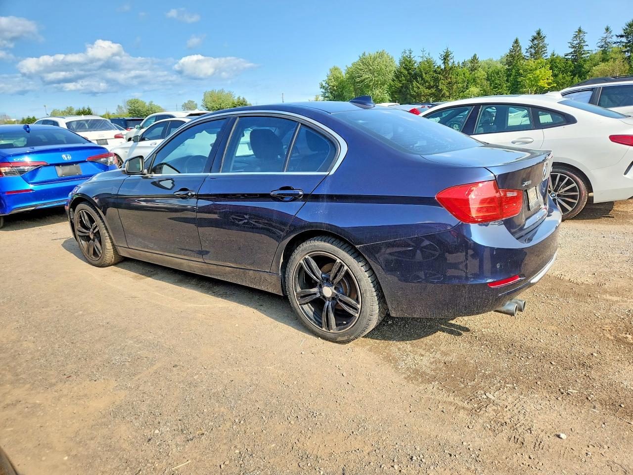 2014 Bmw 328 Xi Blue vin: WBA3B3C55EJ982817