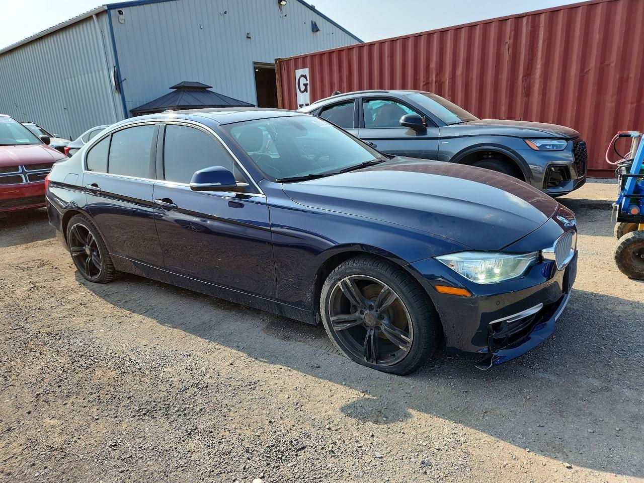 2014 Bmw 328 Xi Blue vin: WBA3B3C55EJ982817