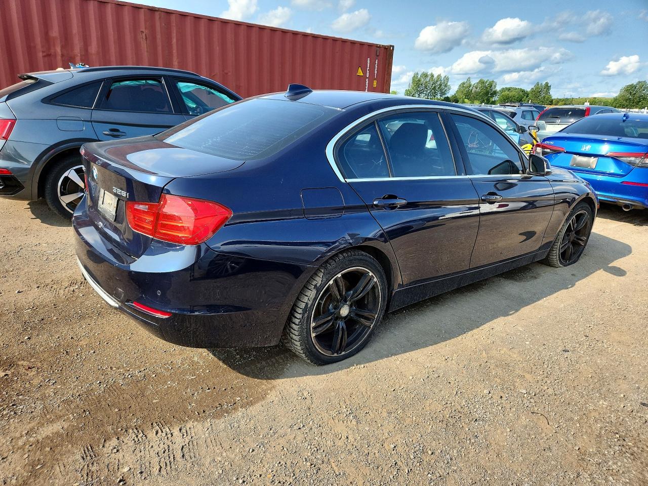 2014 Bmw 328 Xi Blue vin: WBA3B3C55EJ982817